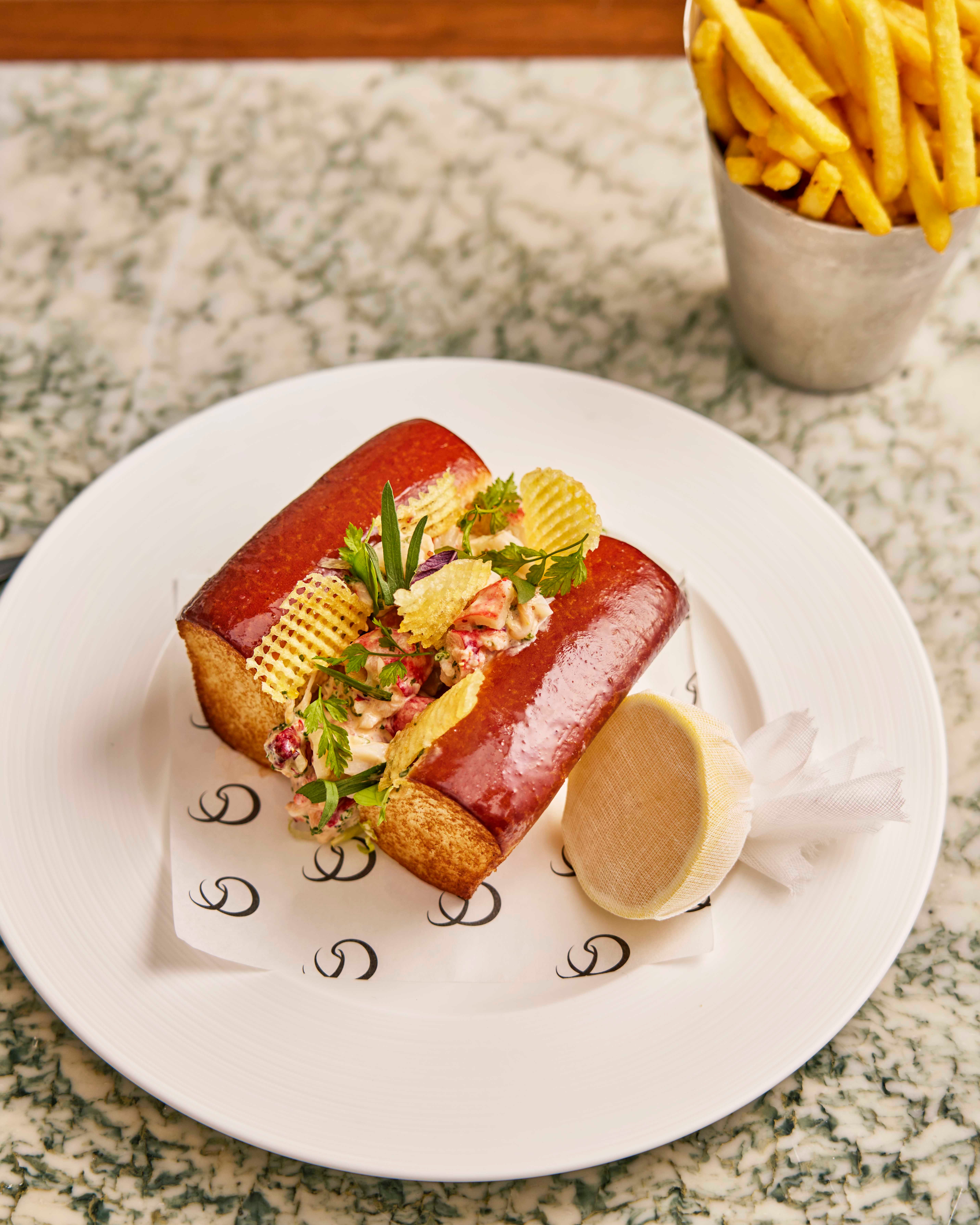 Lobster rolls are a luxurious twist on country house cuisine and perfect to enjoy an afternoon on a London summer terrace