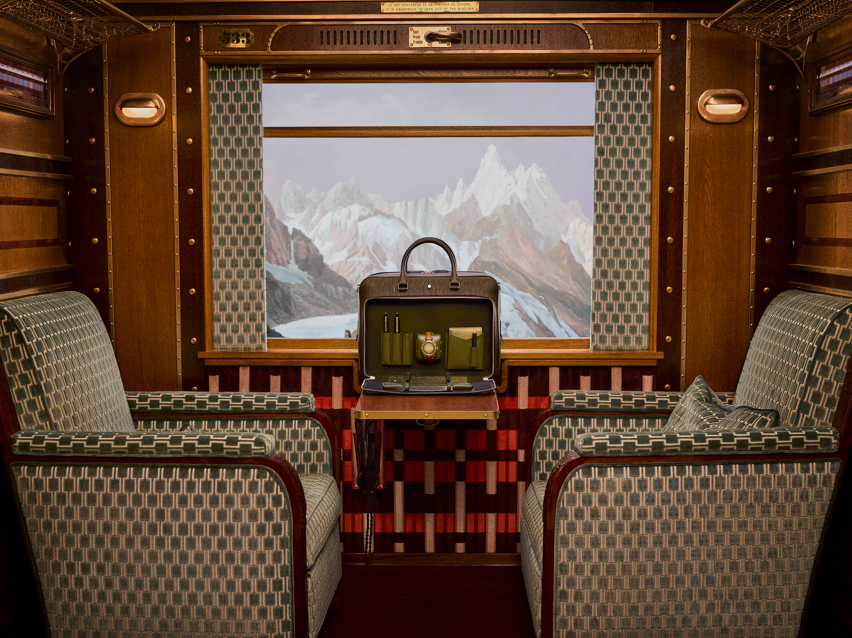 Montblanc's writing range is highlighted in Wes Anderson.