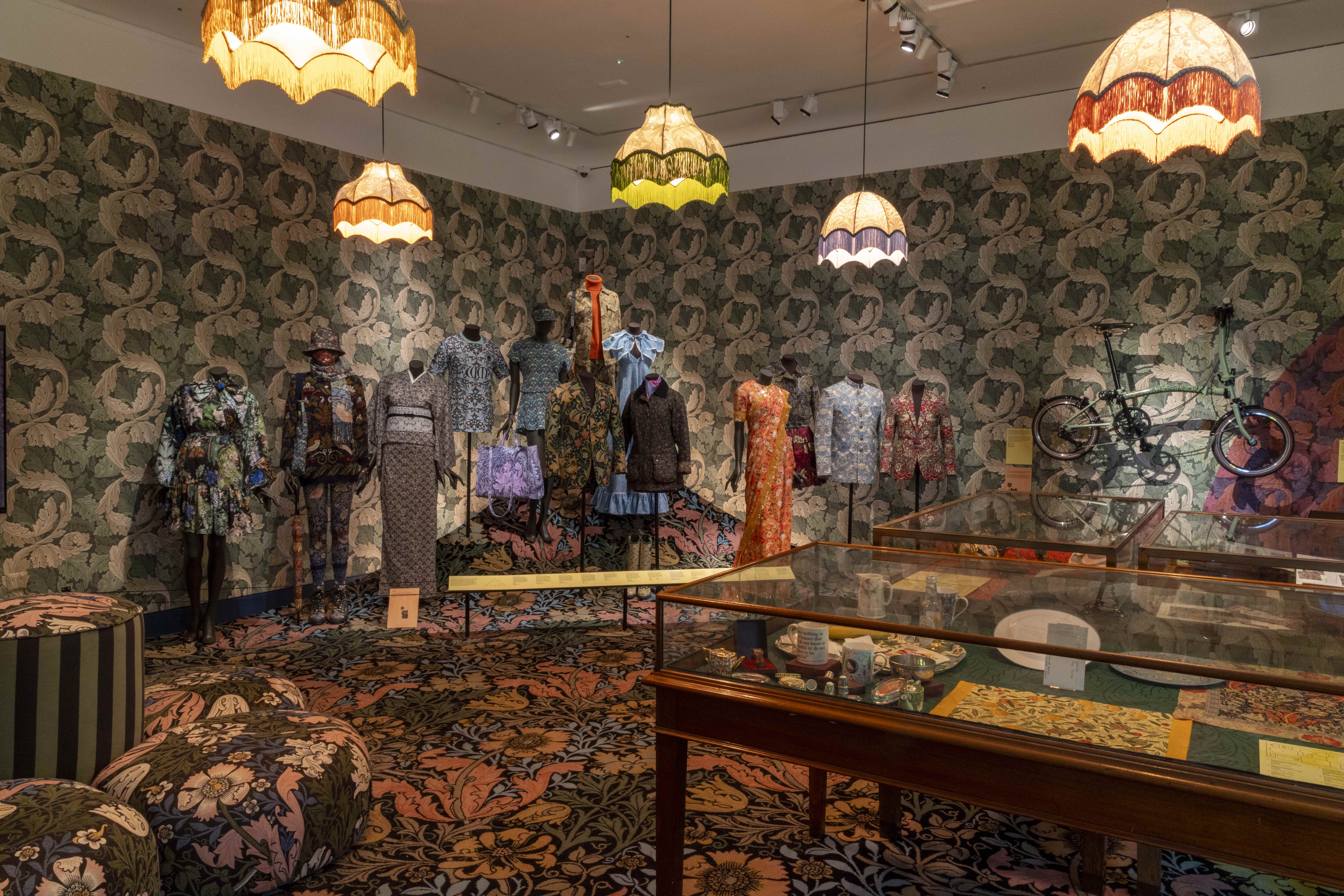Morris Mania's collection of William Morris textiles and prints on display at one of SPHERE's best design exhibitions of 2025.