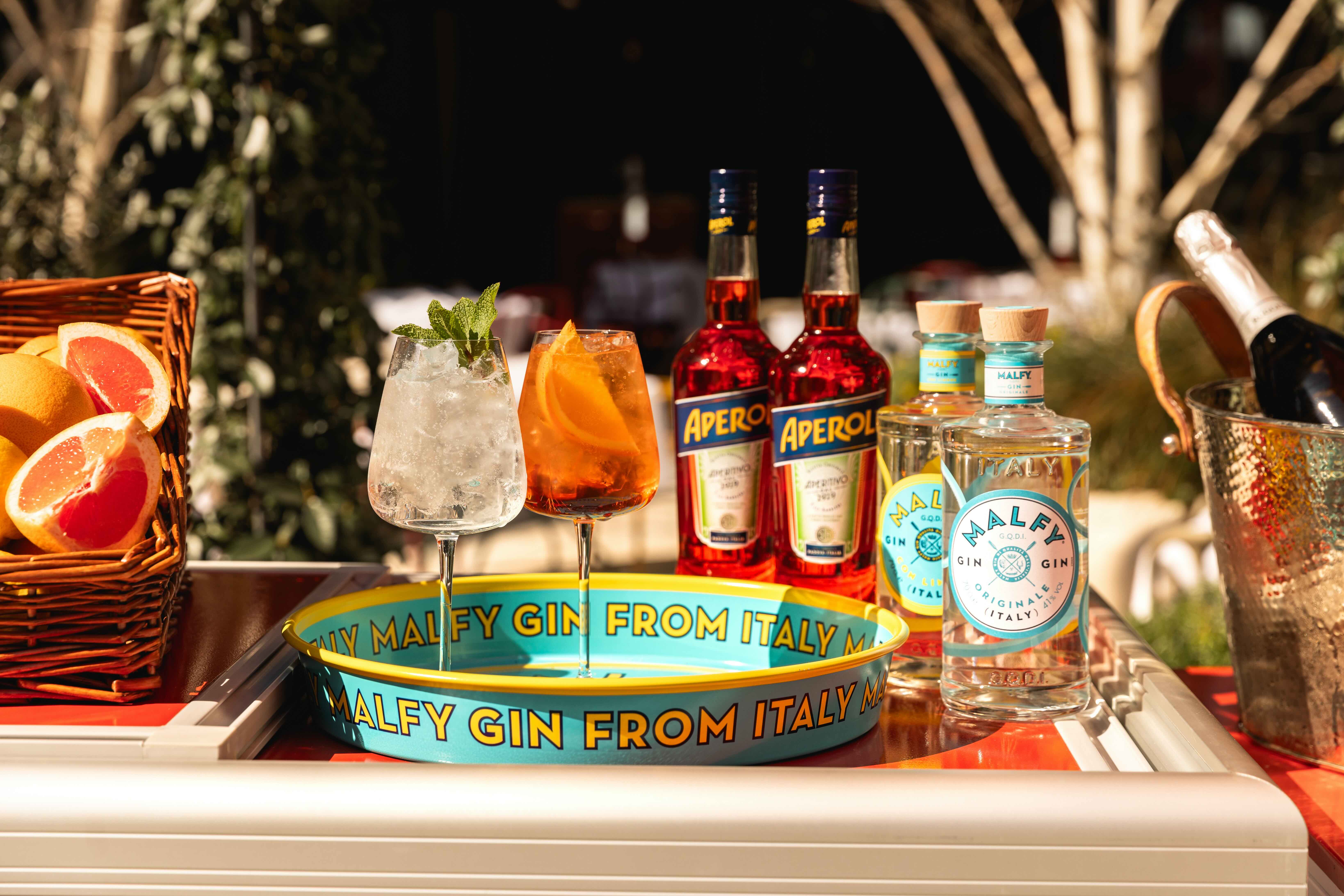 A custom build-your-own Margarita bar is the highlight of TOZI's London summer terrace