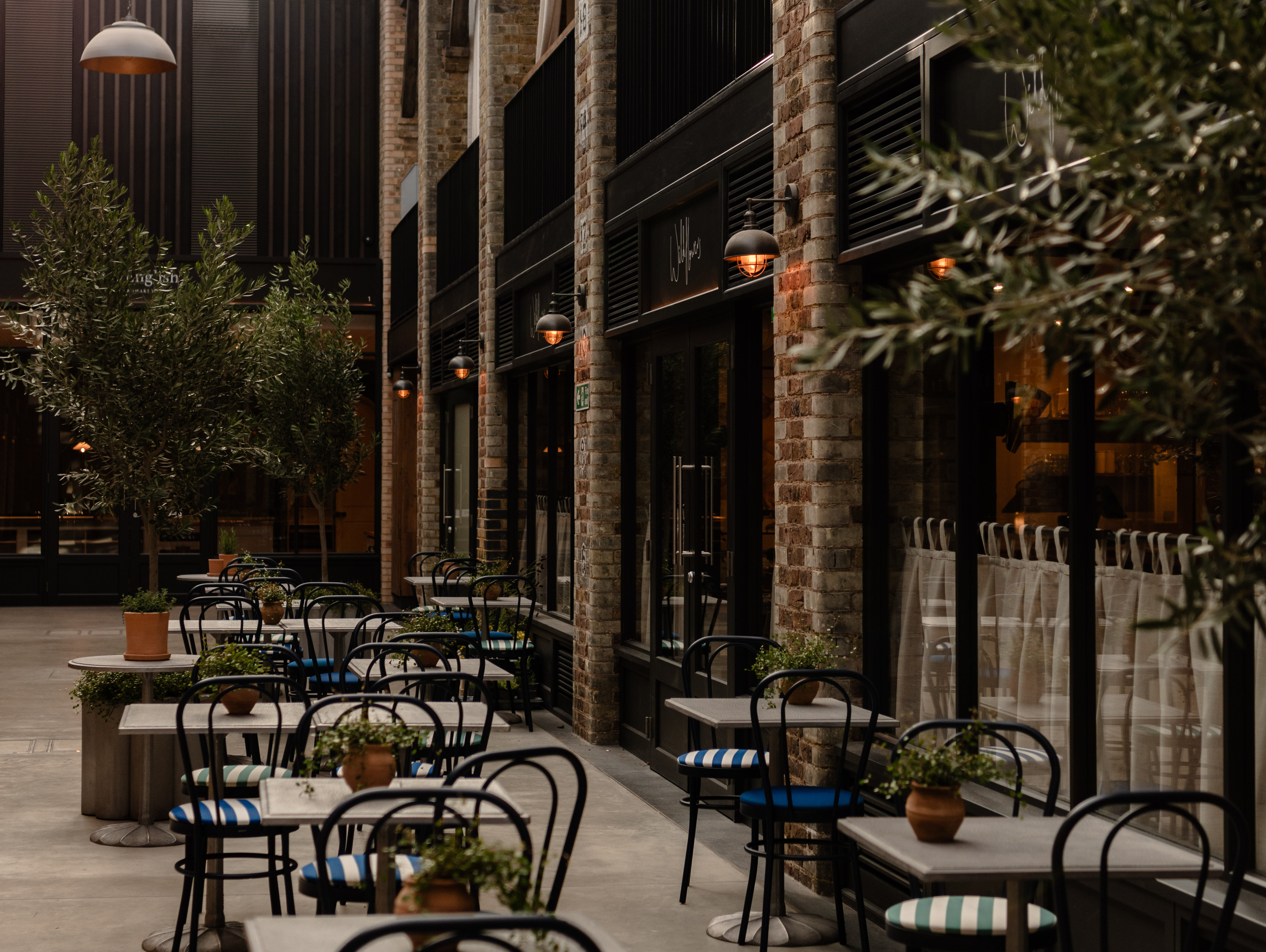 Belgravia's Wildflowers terrace is the perfect setting for a morning brunch or intimate dinner