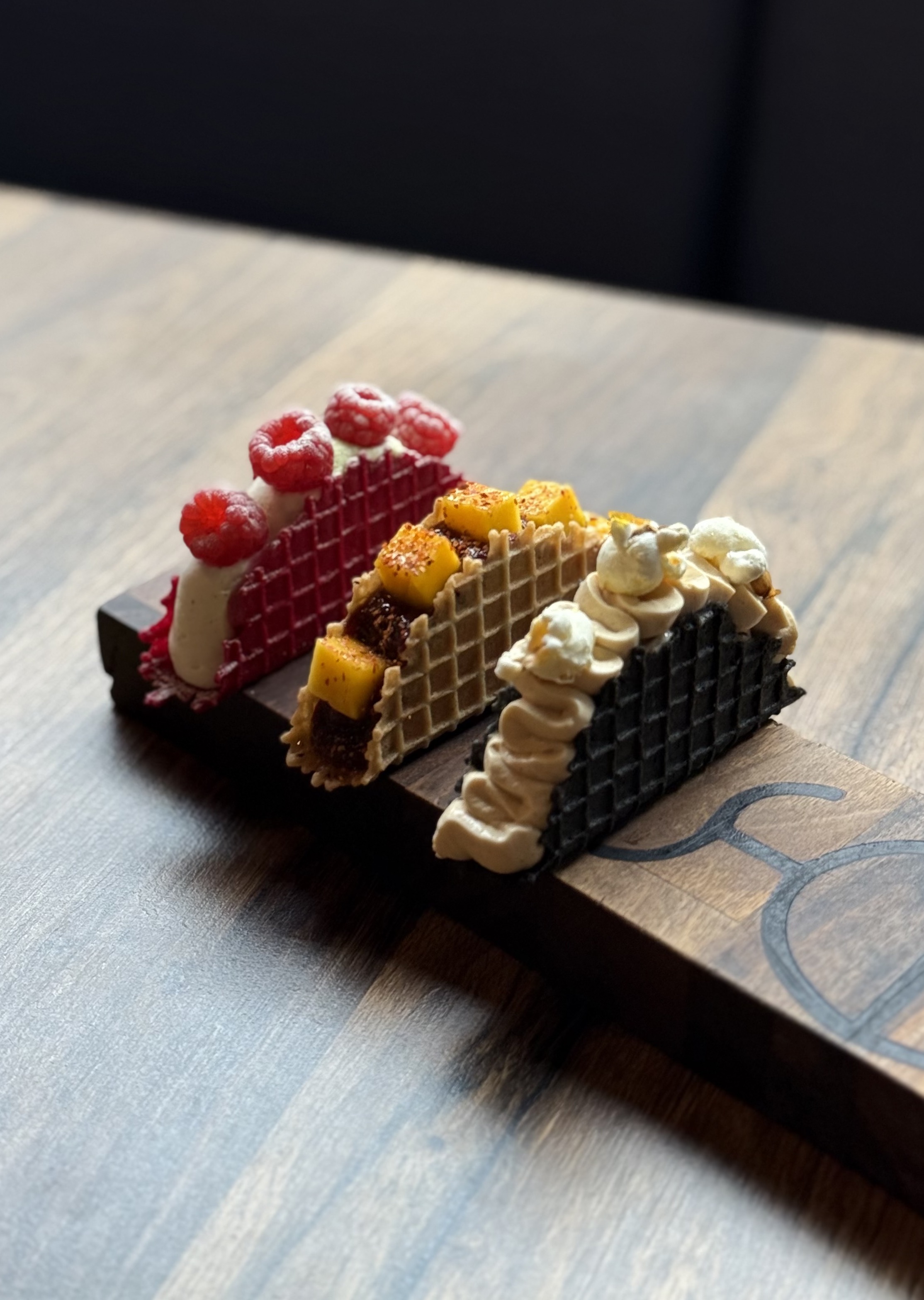 Ice Cream Tacos served at London summer pop-up.