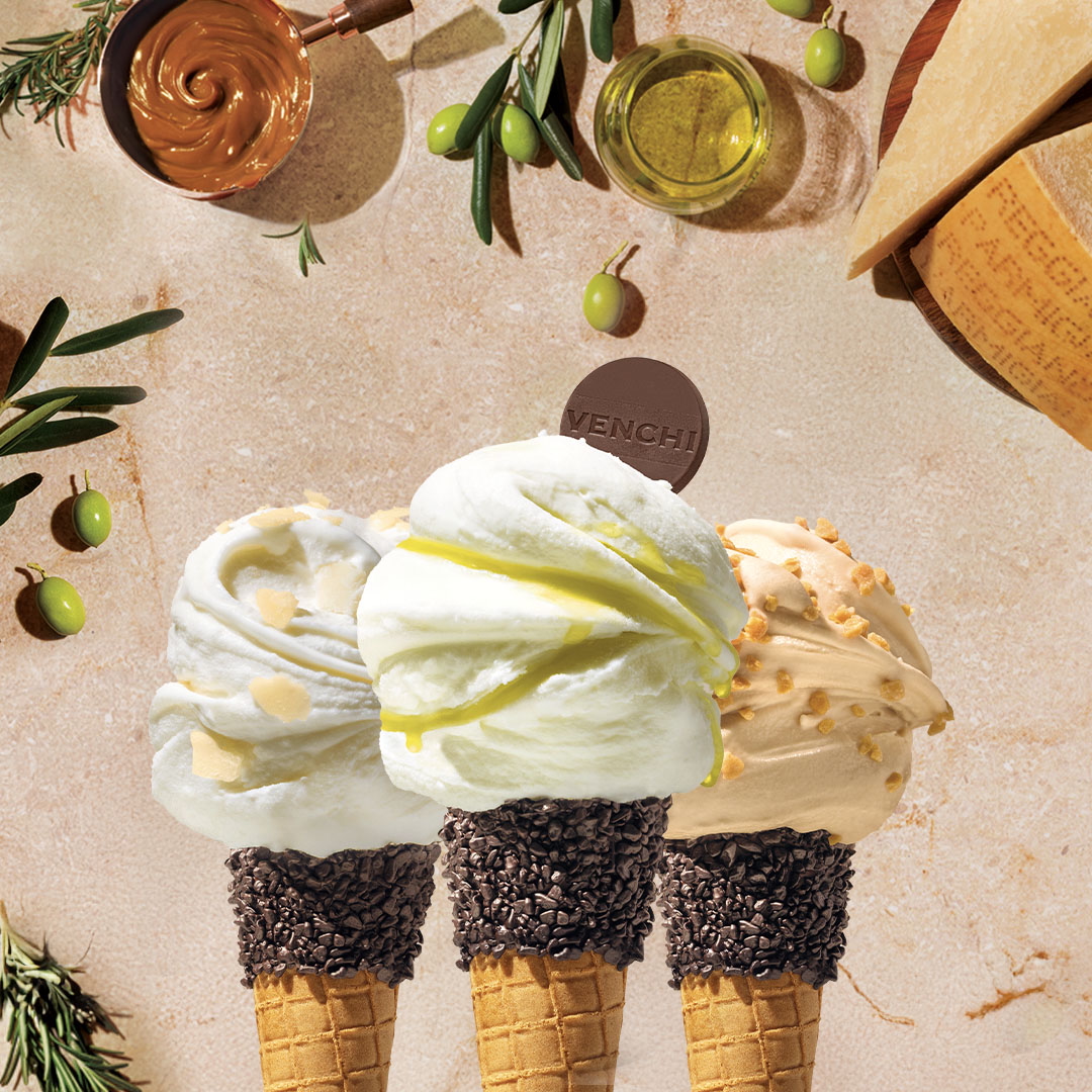 Venchis new savoury ice cream flavours