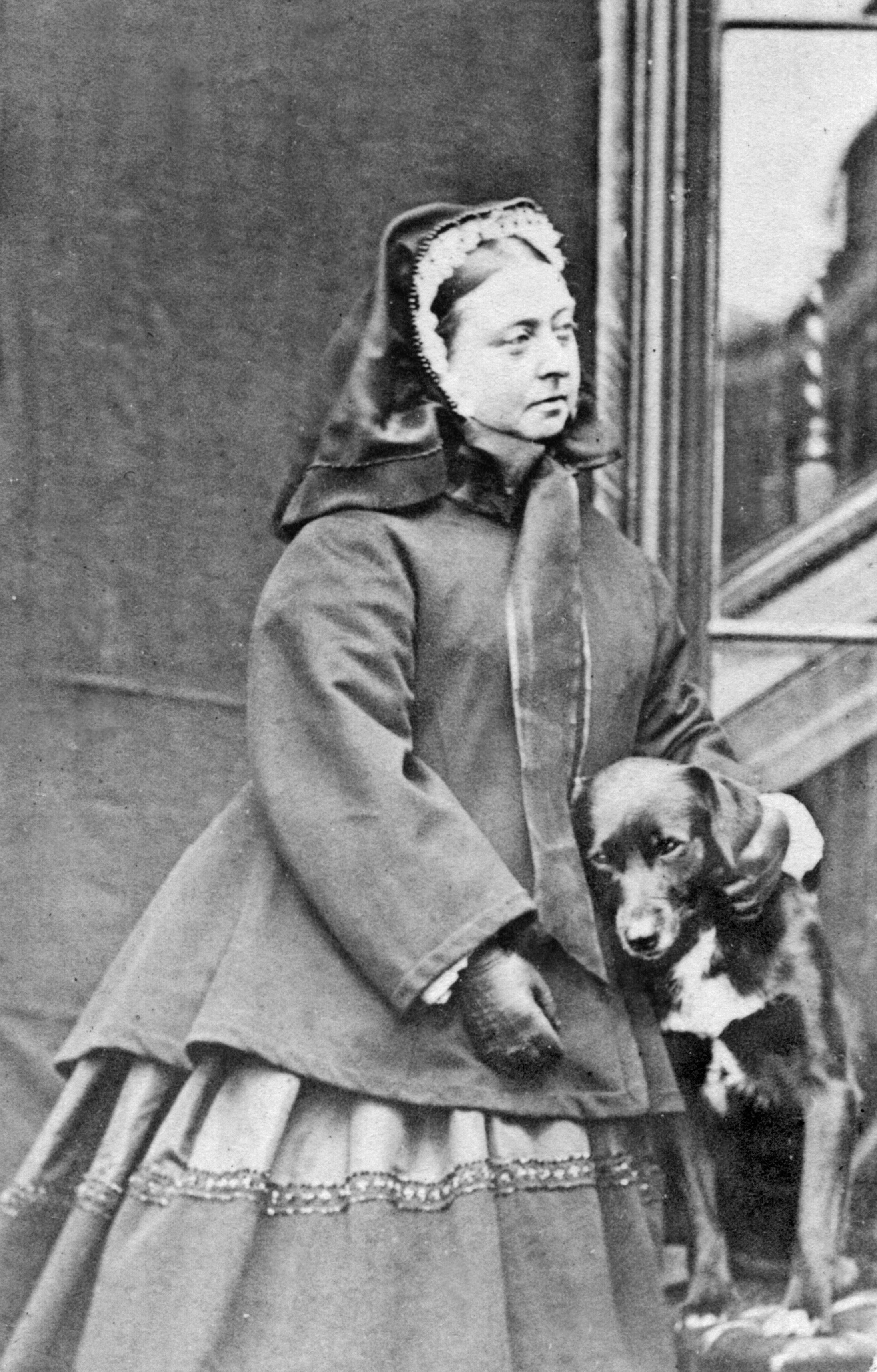 In the rich history of the royal dogs, Queen Victoria is seen with Sharp at Balmoral Castle