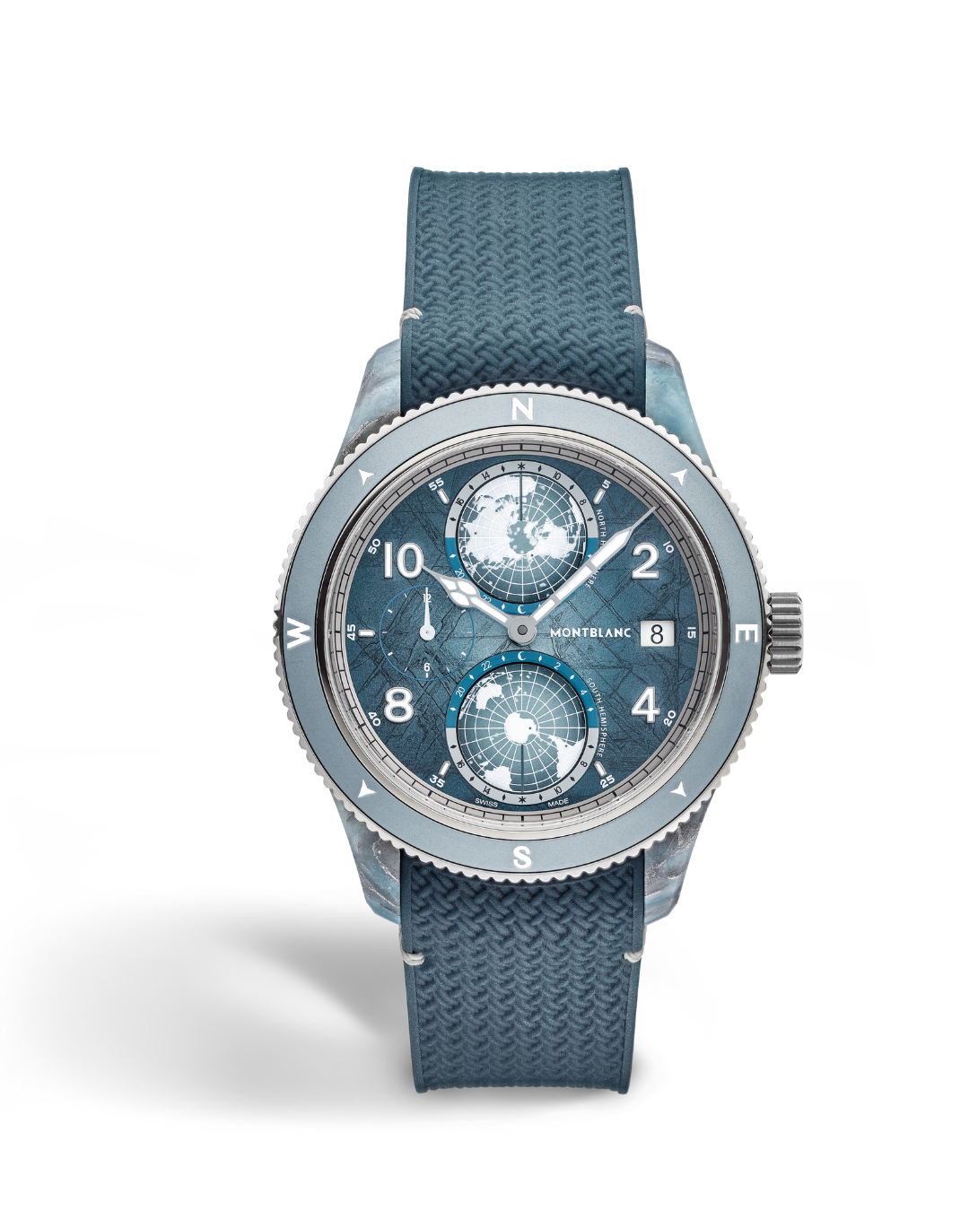 The MONTBLANC 1858 GEOSPHERE 0 OXYGEN MOUNT VINSON from Watches and Wonders.