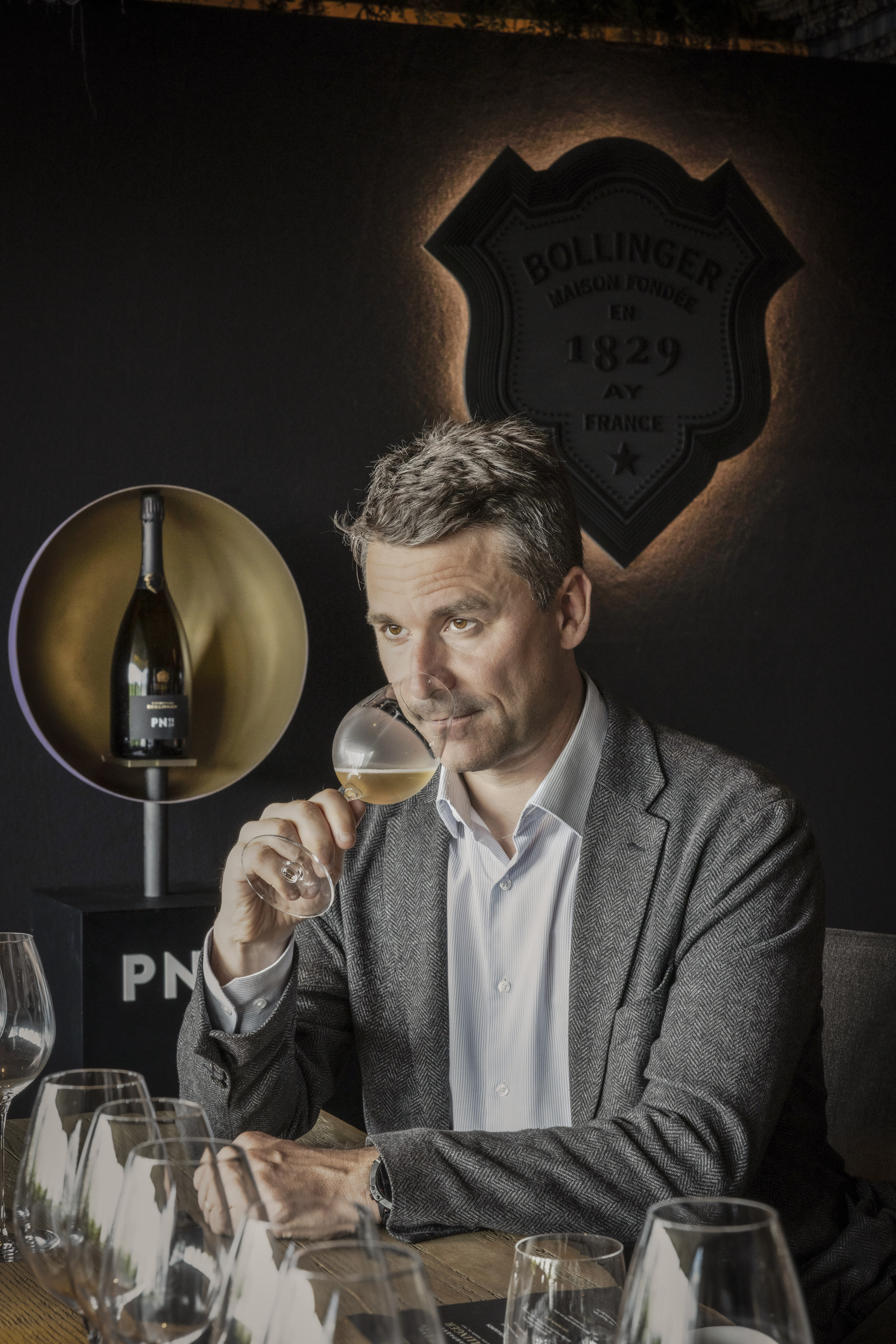 Dennis Bunner Tastes the Bollinger PN TX20.