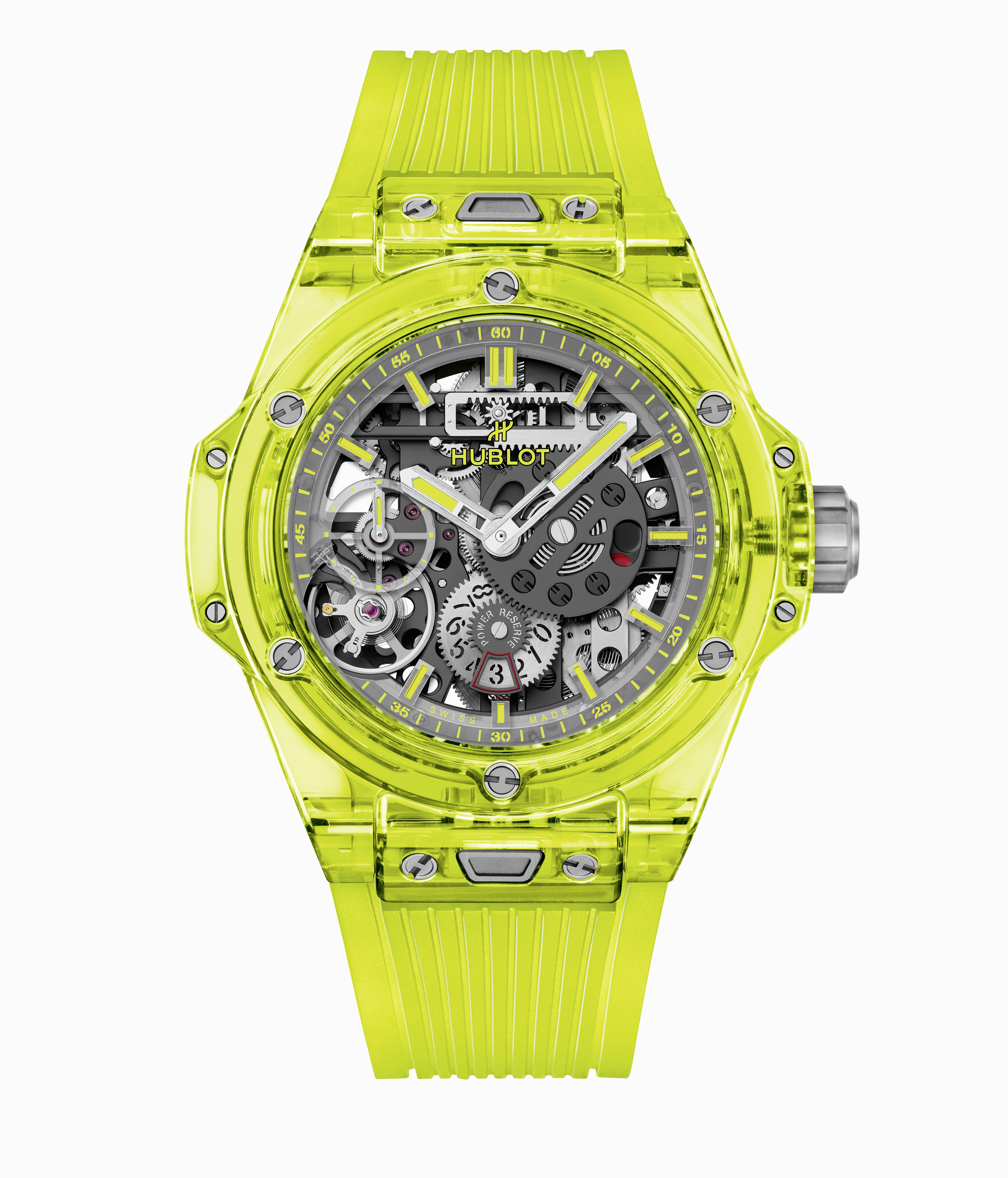 The HUBLOT BIG BANG 20TH ANNIVERSARY COLLECTION: MASTER OF SAPPHIRE from Watches and Wonders.