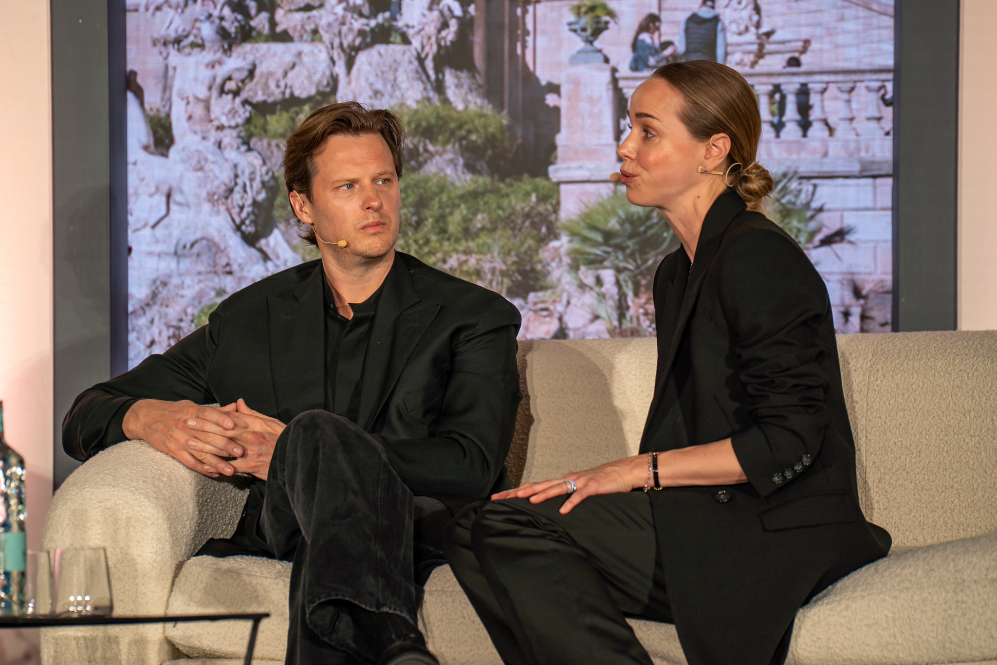 Karl Lindman and Elin Kling at the FT Business of Luxury summit.