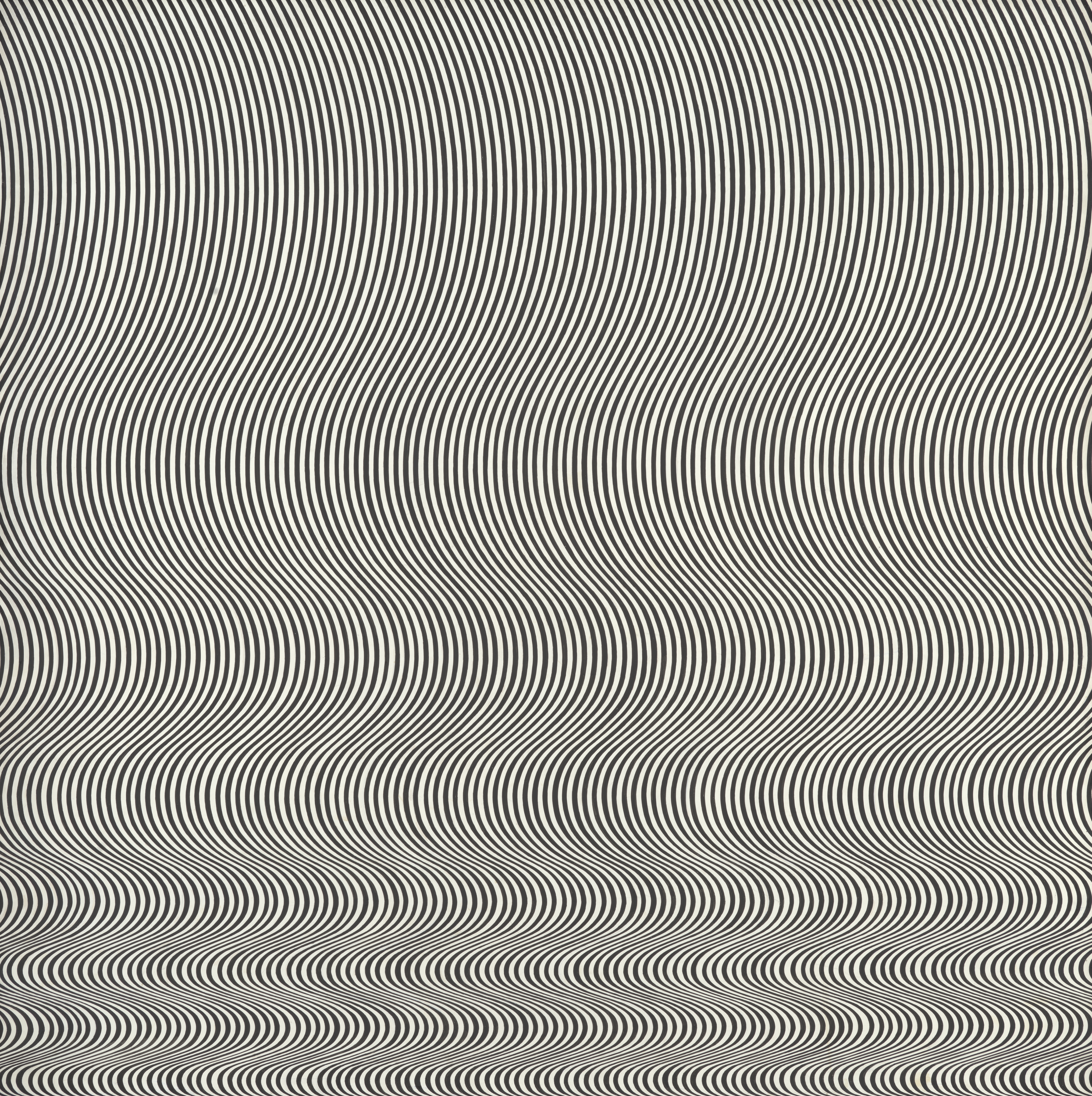 Bridget Riley's painting Fall 1963 from Tate Britain's new display.