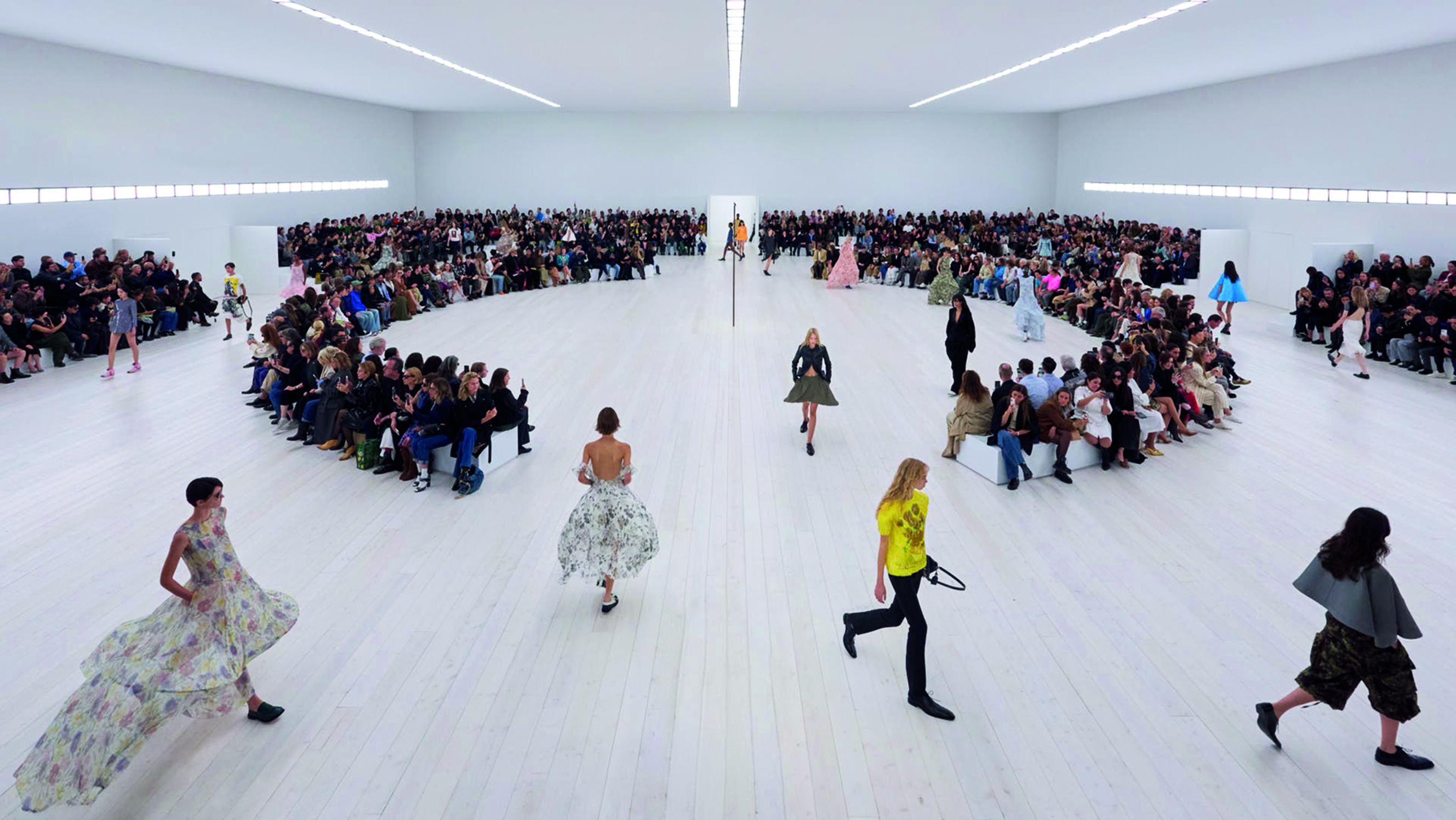 Fashion Creative Director Jonathan Anderson's finale Loewe 2025 show.