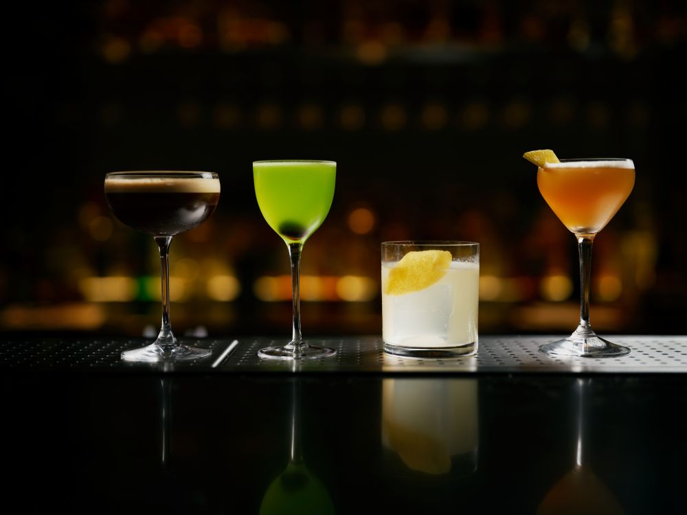 Cocktails at Counter 71 Shoreditch's underground bar.