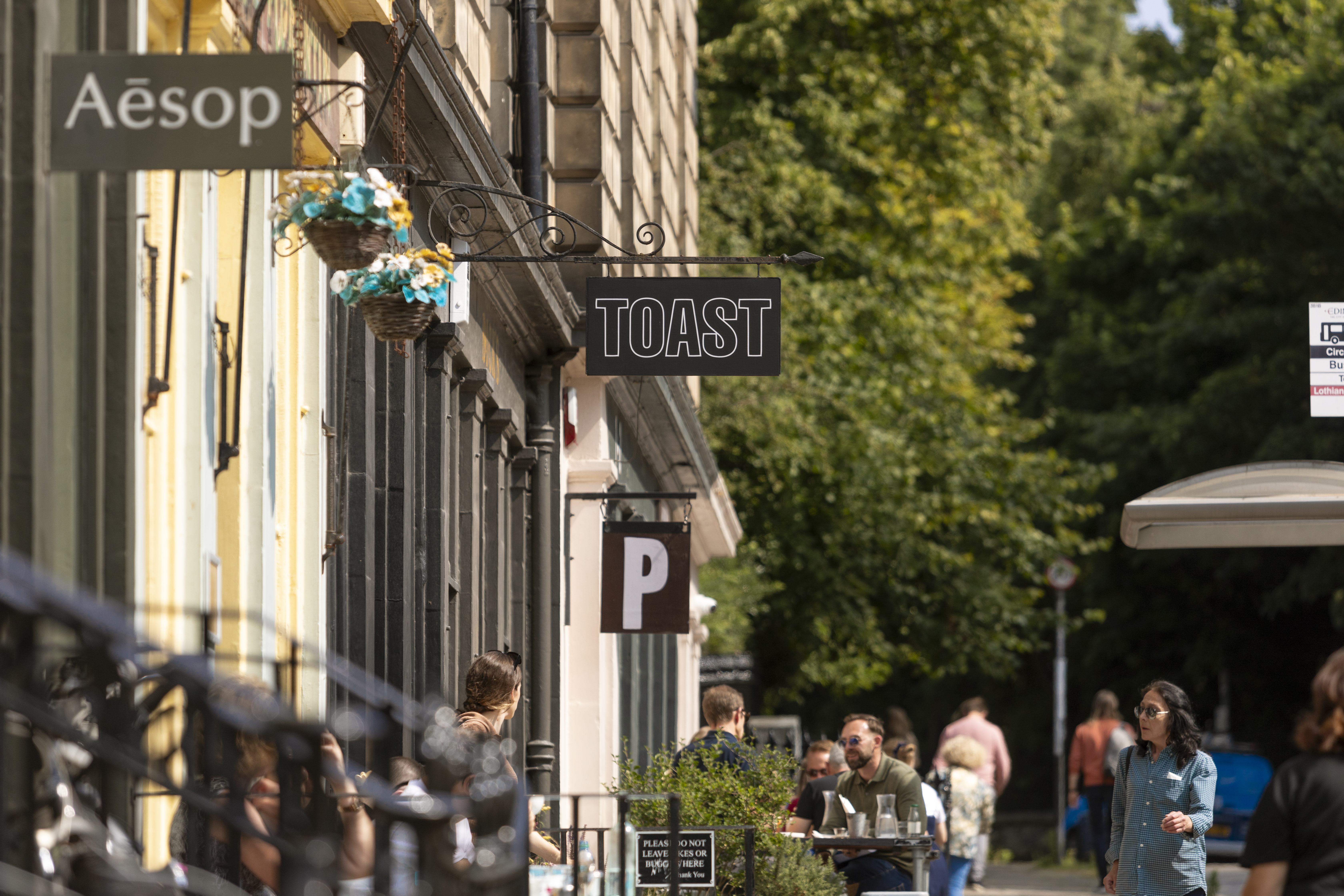 The shopping areas around New Eidyn Edinburgh.