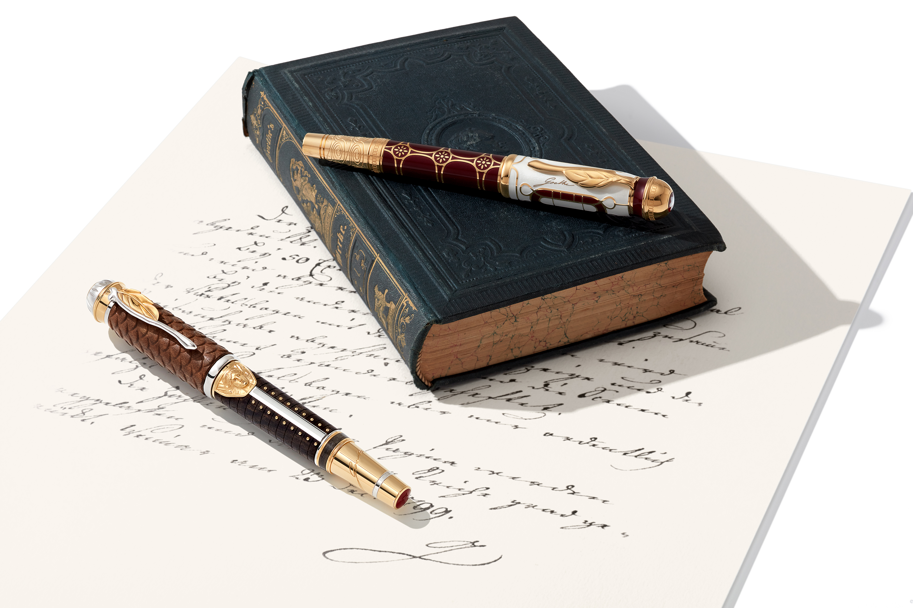 Montblanc’s Goethe Writers Edition features four pens inspired by his diverse legacy.