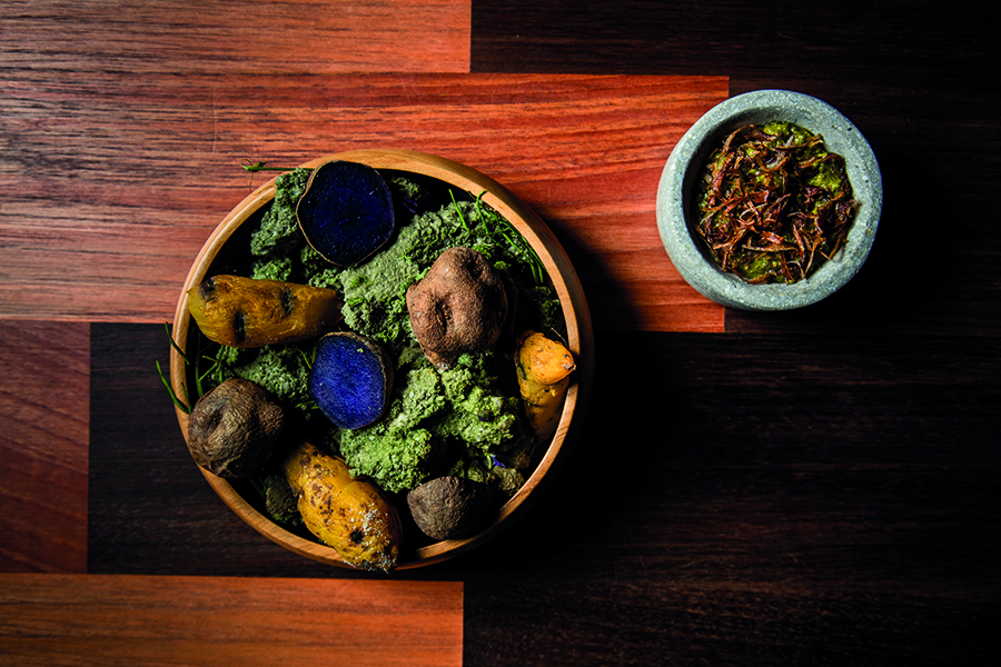 A Peruvian Dish served at MIL, one of our luxury restaurants with a view.