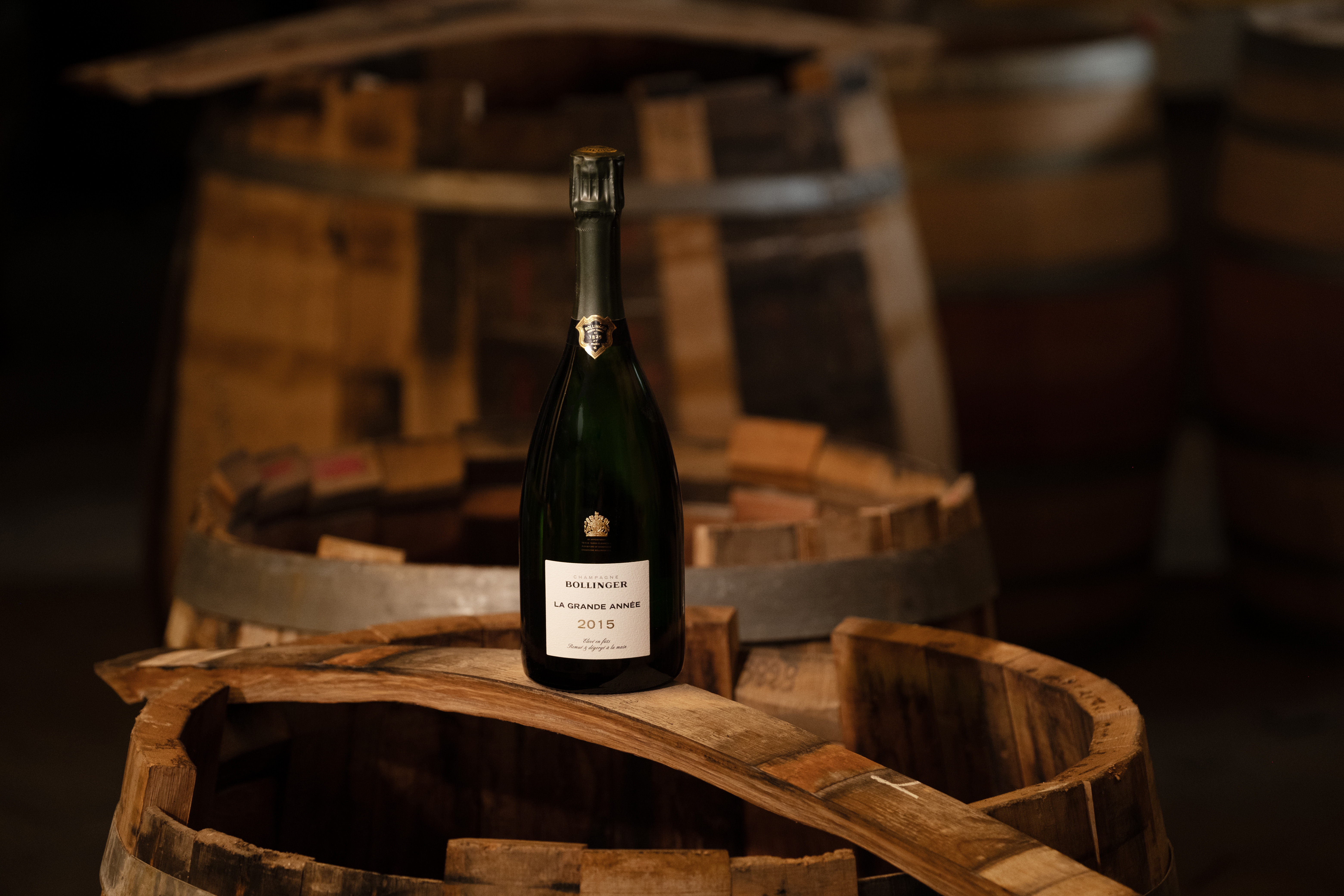 Champagne Bollinger oak barrels - La Grande Année 2015