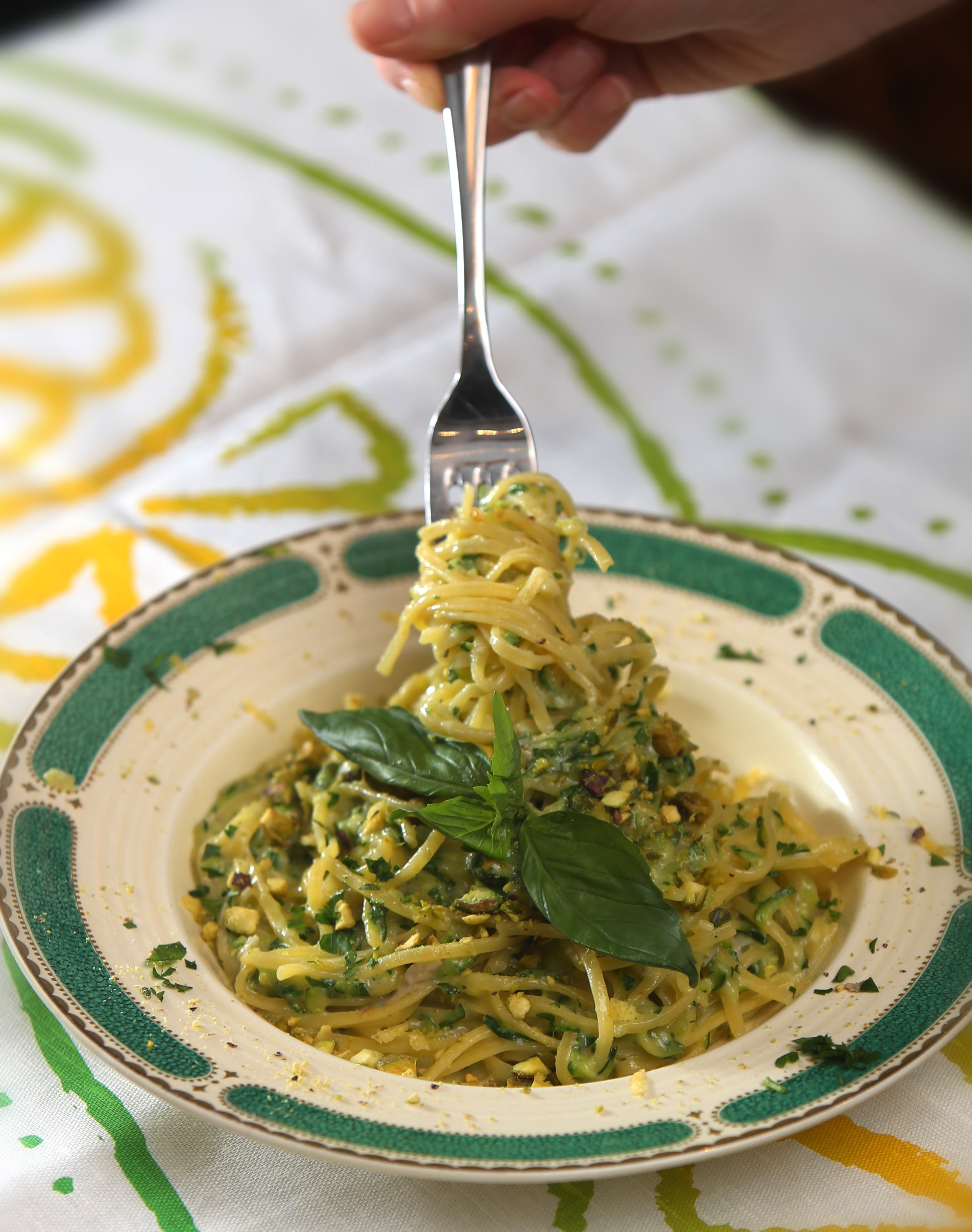 Valvona & Crolla serving Food - Plate of pasta, for Edinburgh Fringe.