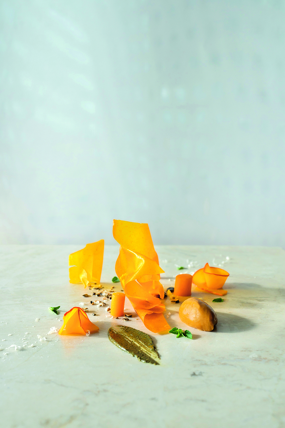 A vibrant dish served at Bras.