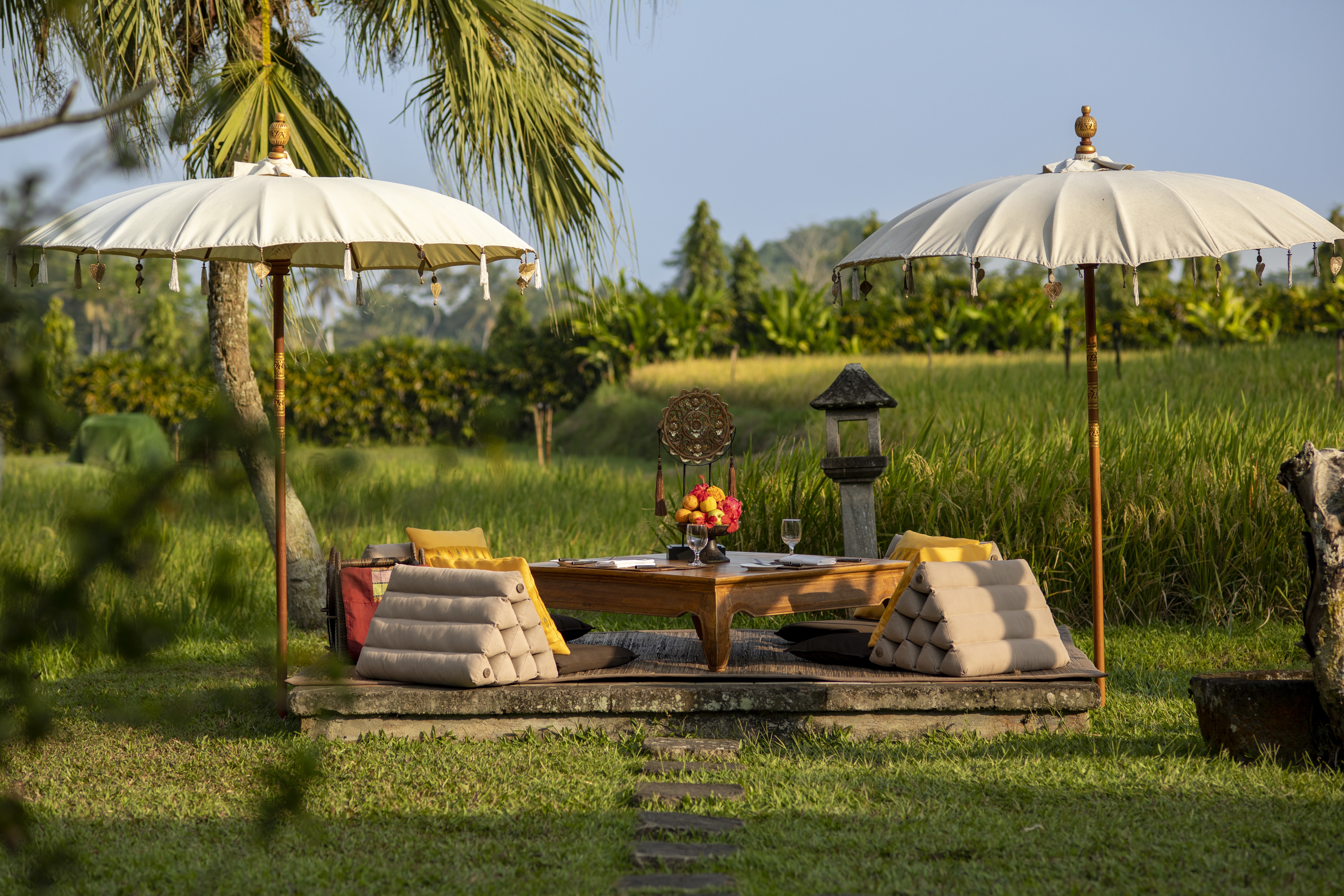 Picnic on holiday in Bali.