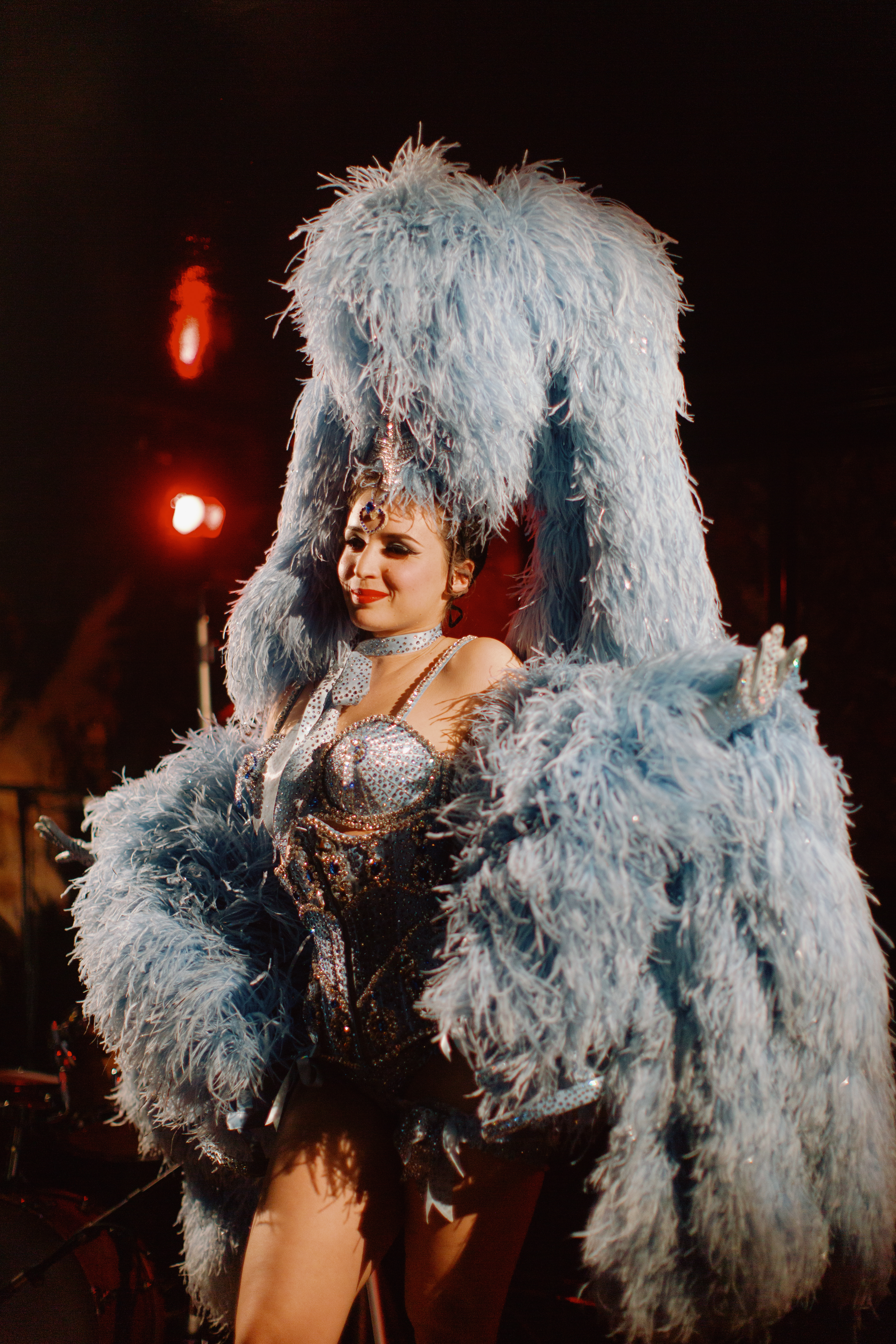 Cabaret performer at London jazz club, The Parlour. 