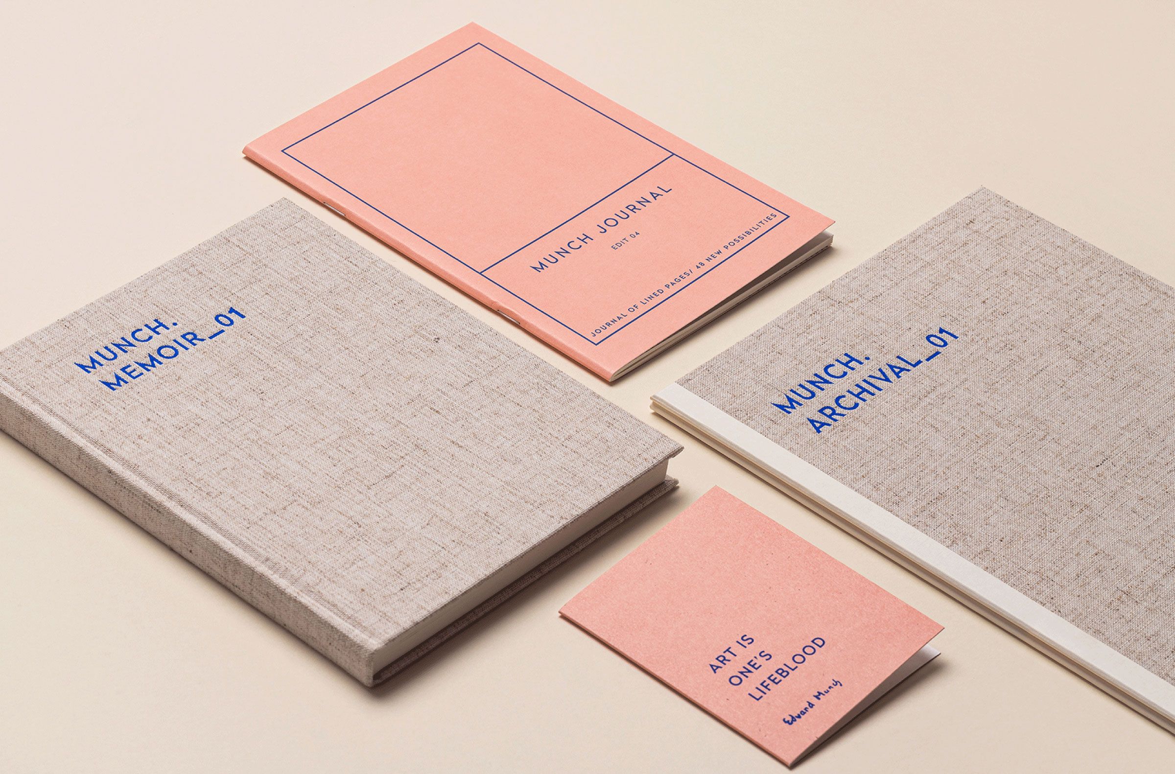 Munch Museum stationery by Illustrators Darling Clementine.