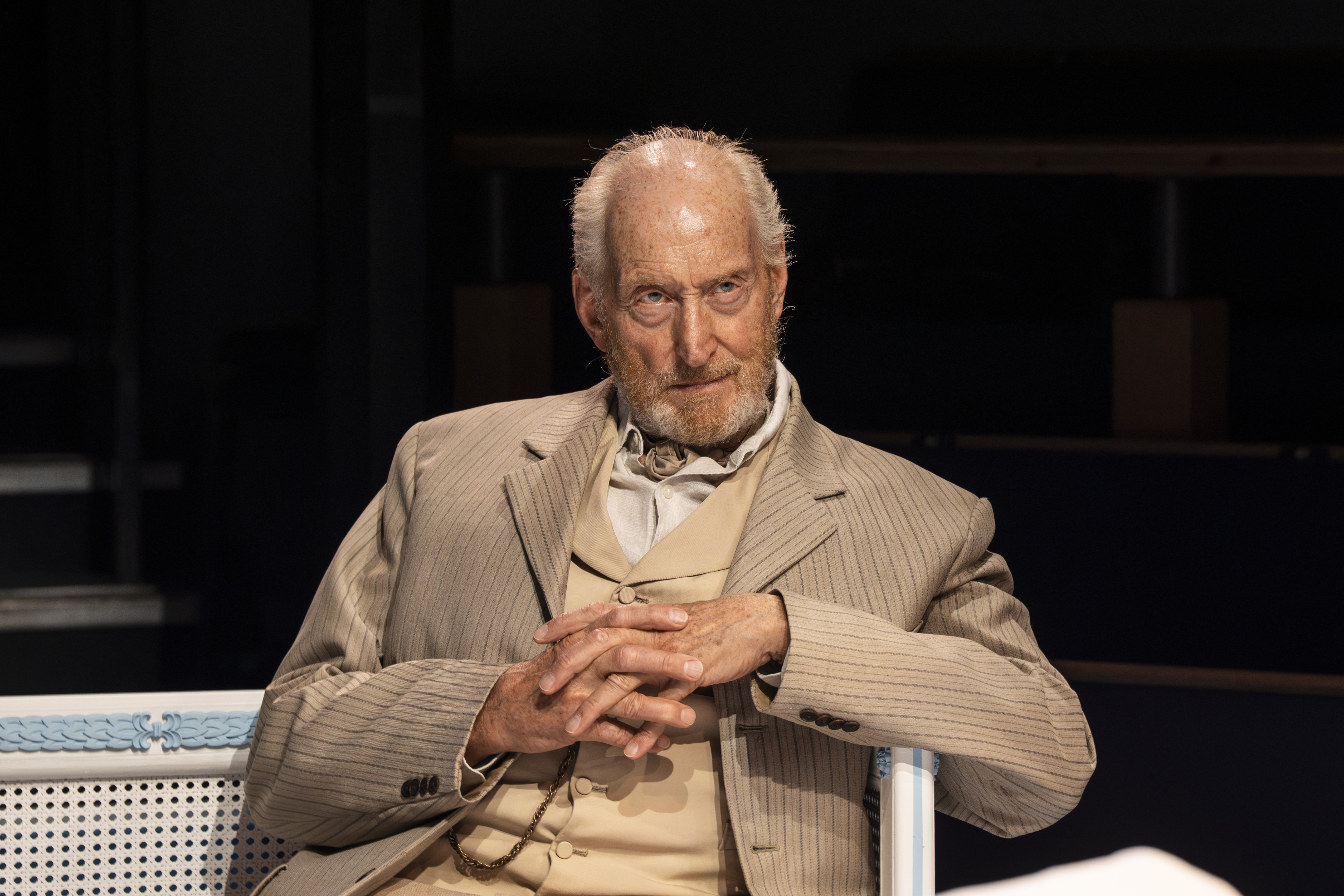 Charles Dance as Gustaf in Creditors at the Orange Tree Theatre.