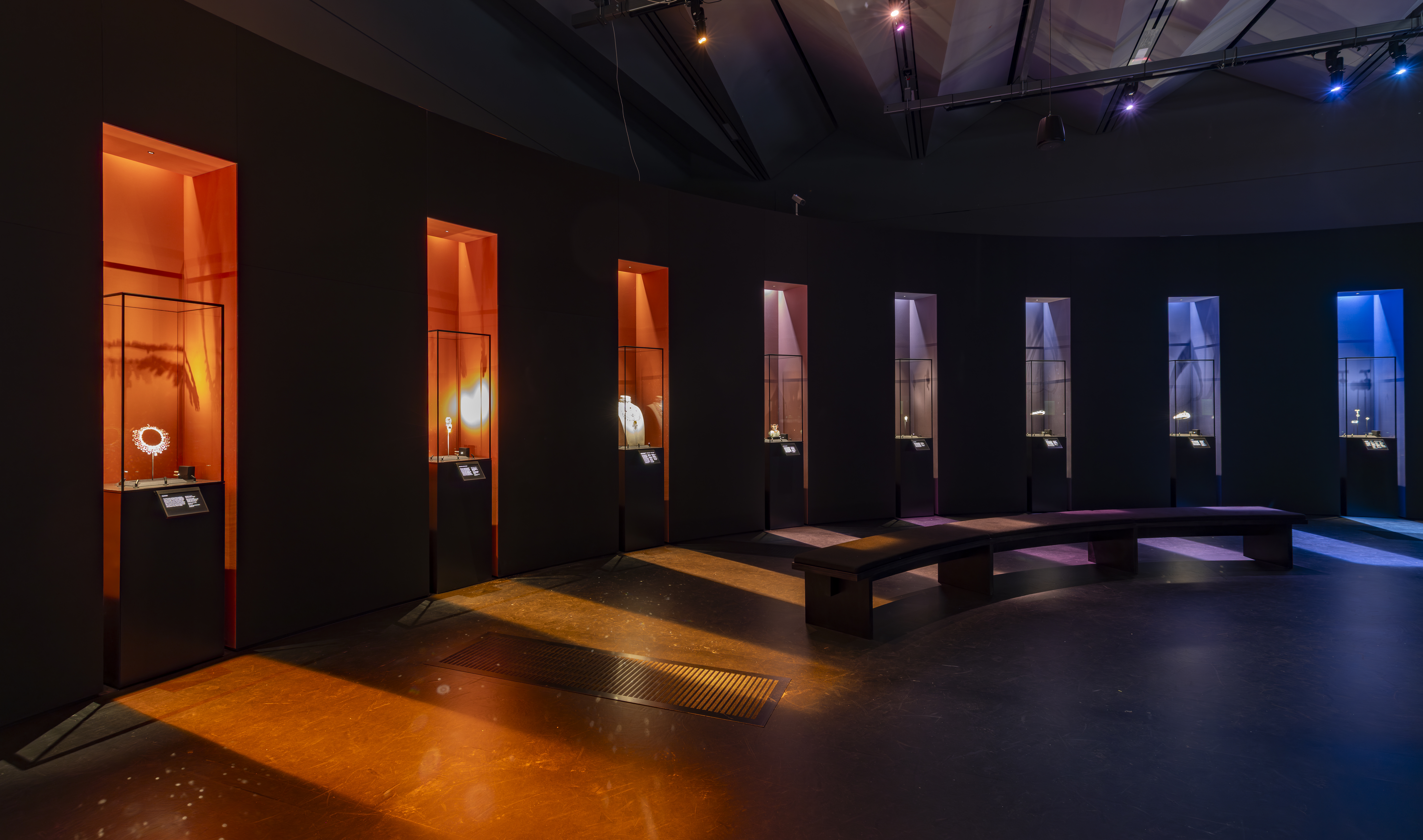 Fashion Museums - A display at the Cartier exhibition at the V&A.
