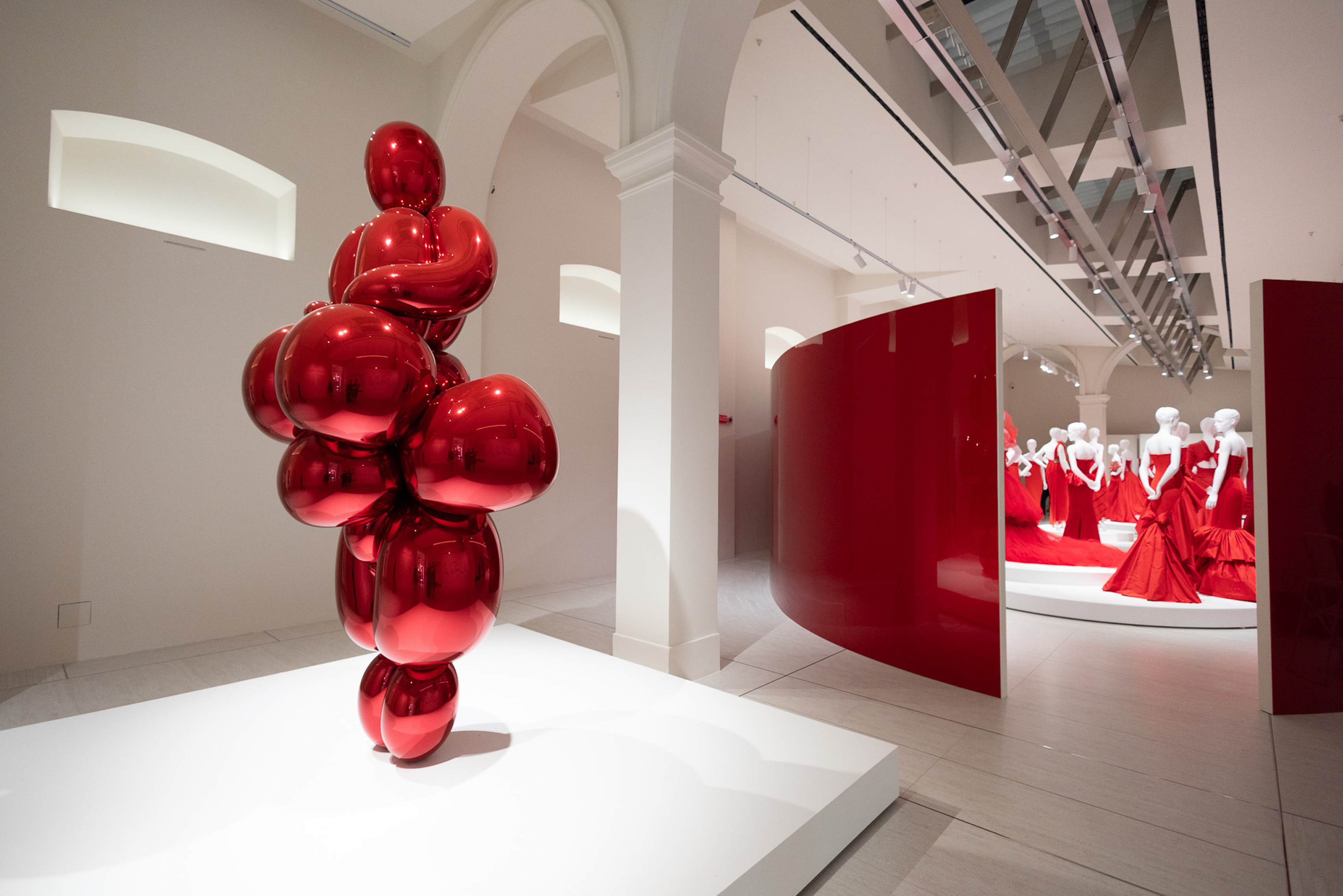 Fashion Museums - A display at Horizons|Red by Fondazione Valentino Garavani e Giancarlo Giammetti.