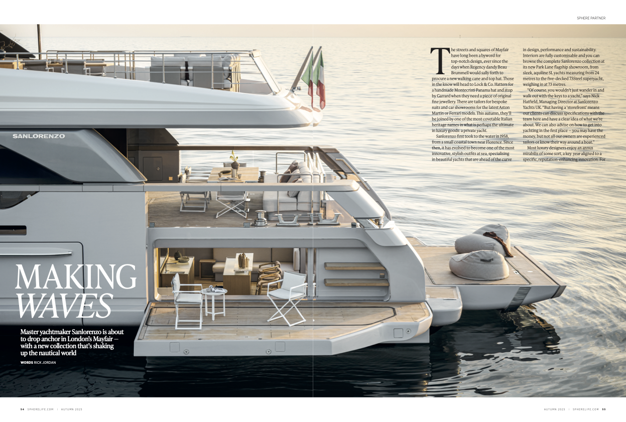 Sanlorenzo SPHERE Autumn Issue 2025