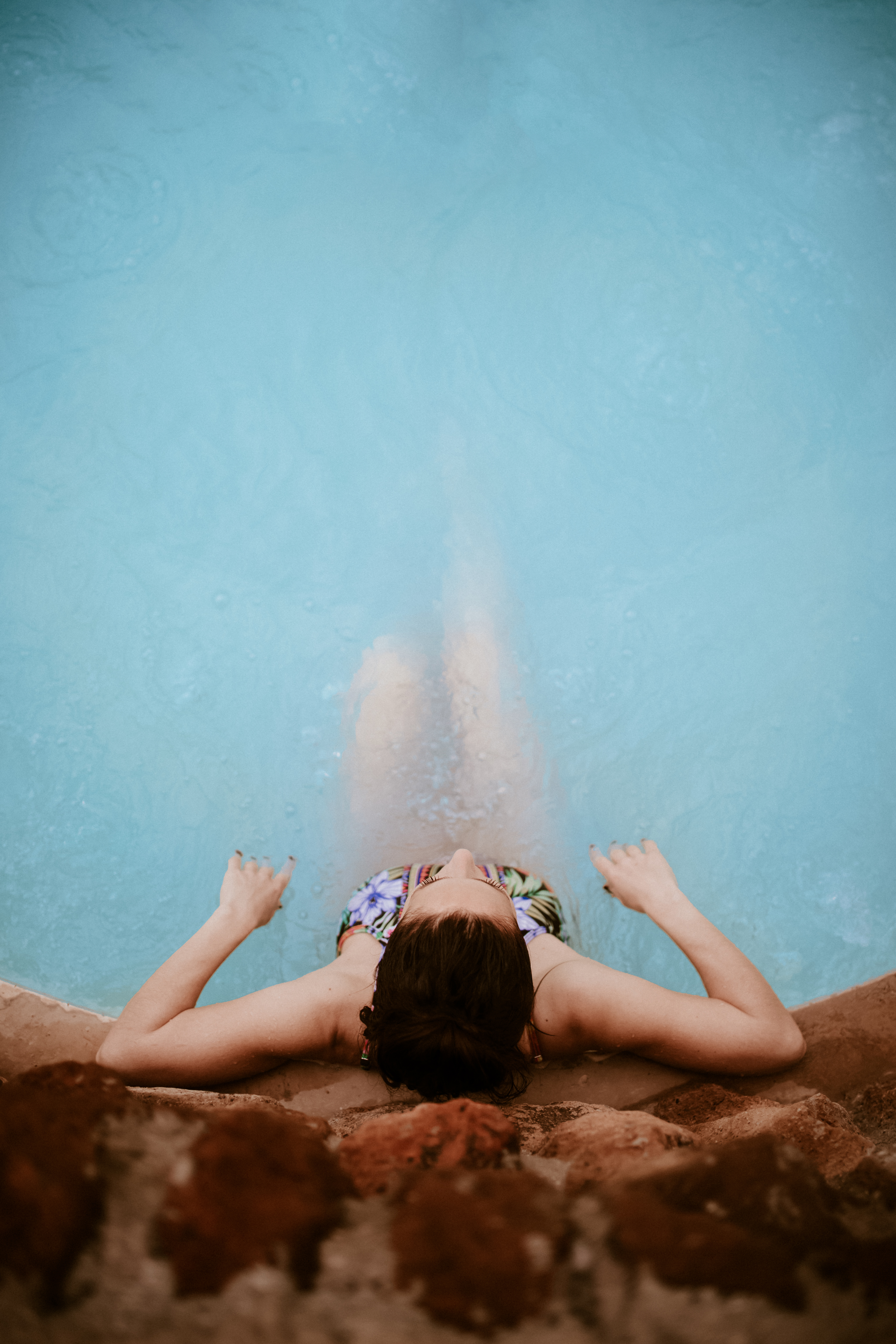 Naturally heated springs at Terme di Saturnia