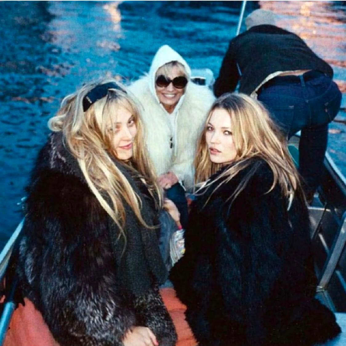 Bay Garnett, Kate Moss and Anita Pallenberg.