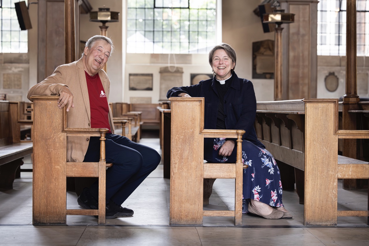 Stephen Fry and Lisa Winkett in the SPHERE Autumn Issue 2025