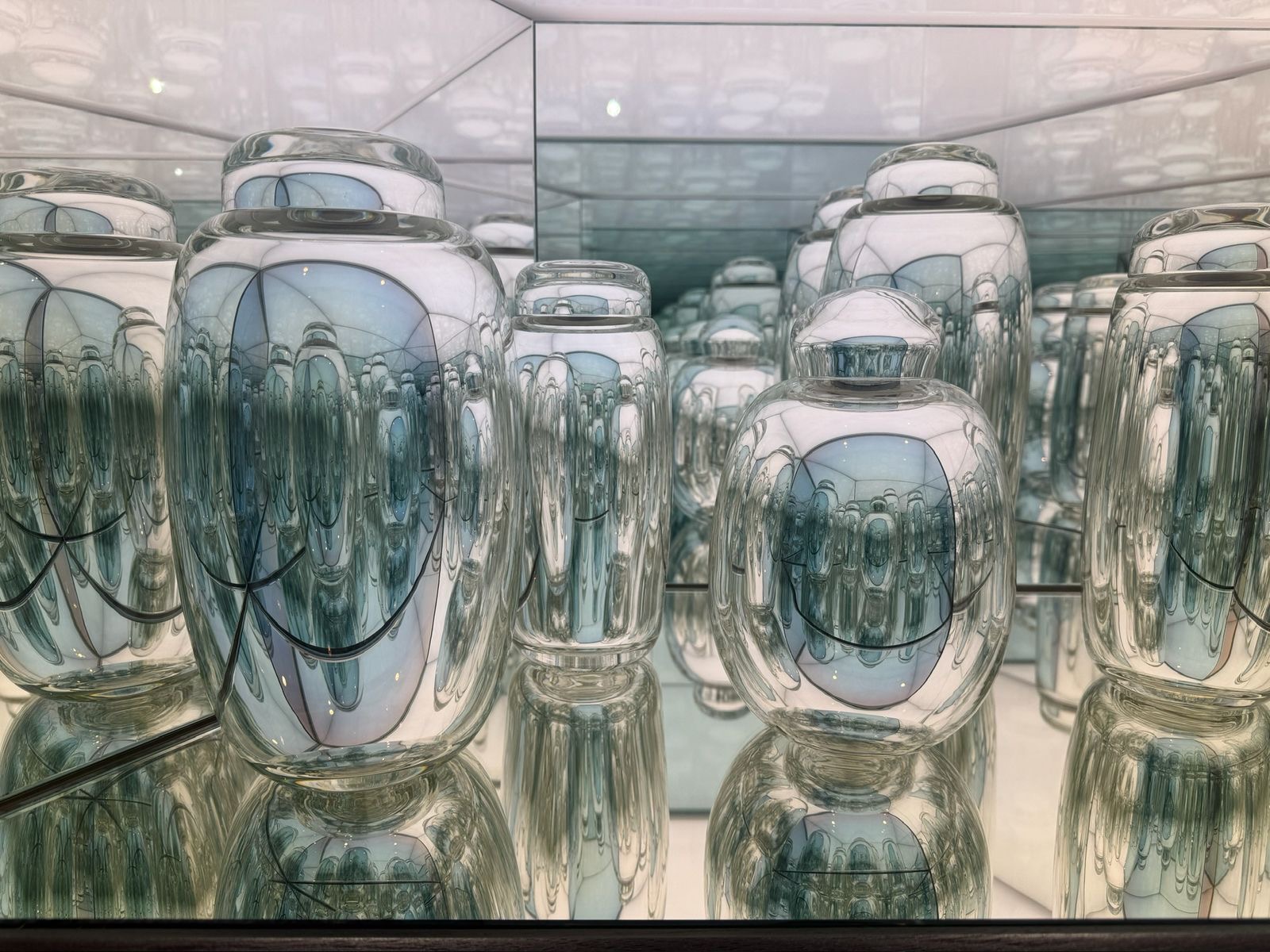 A piece by Josiah McElheny on show at the Frieze Fair 2025.