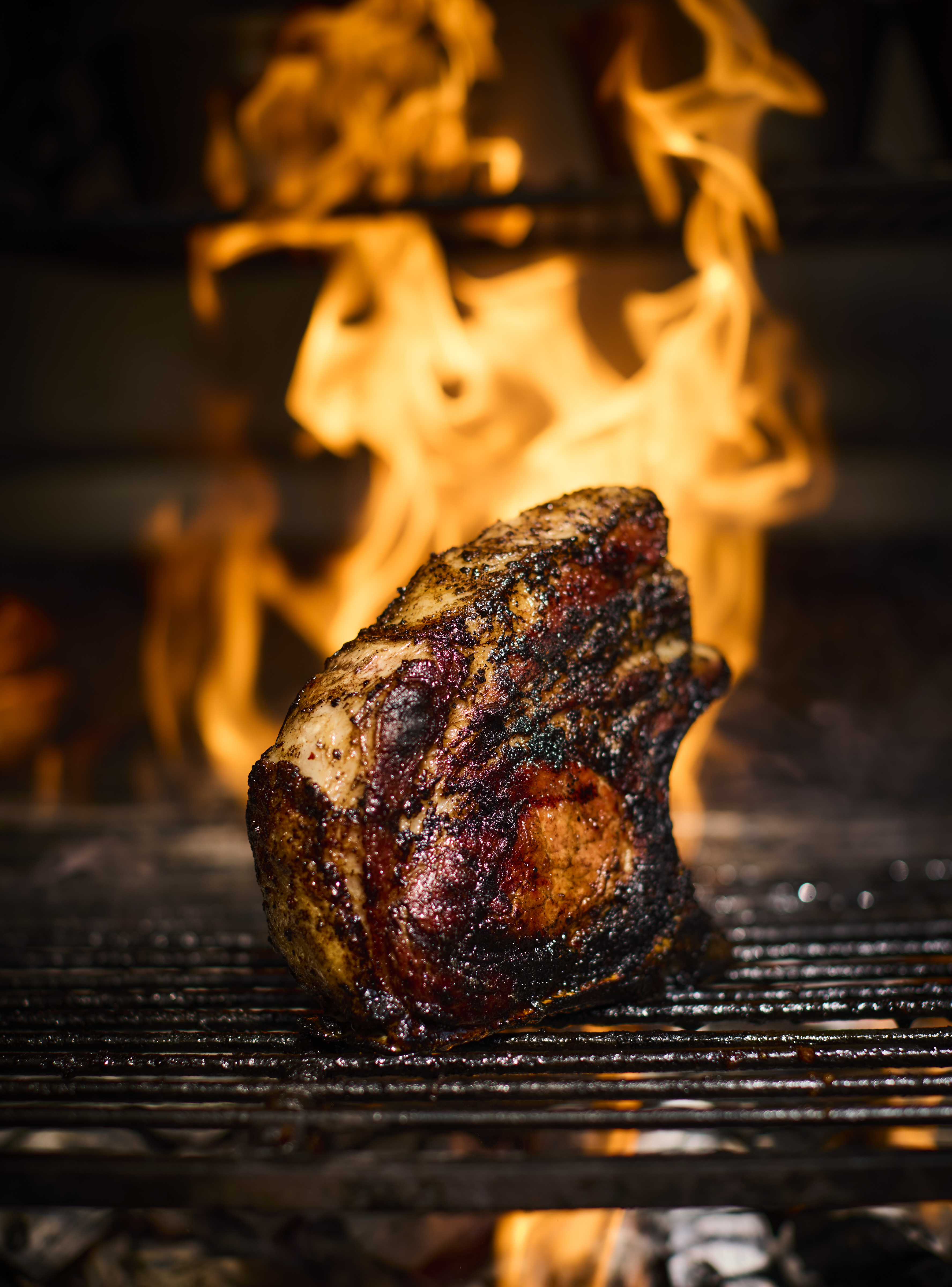 The open-fire cooking at Acme Fire Cult restaurant.