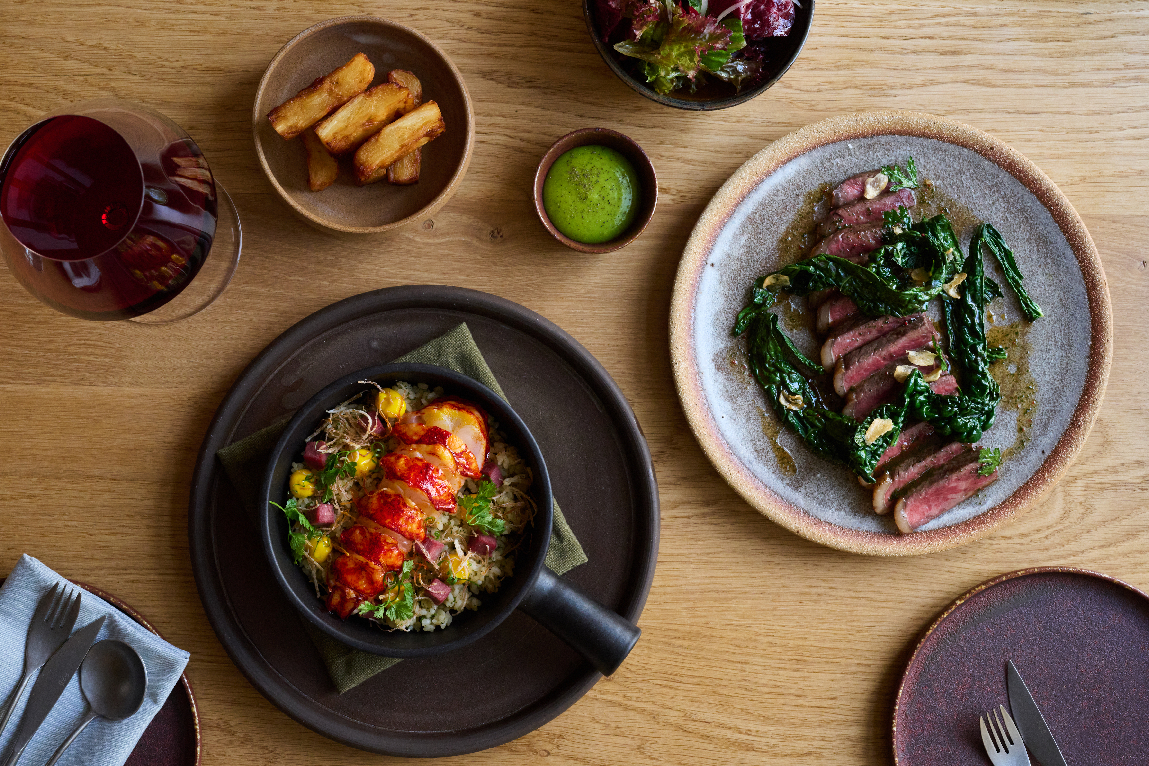 Maré, Hove restaurant lobster and steak