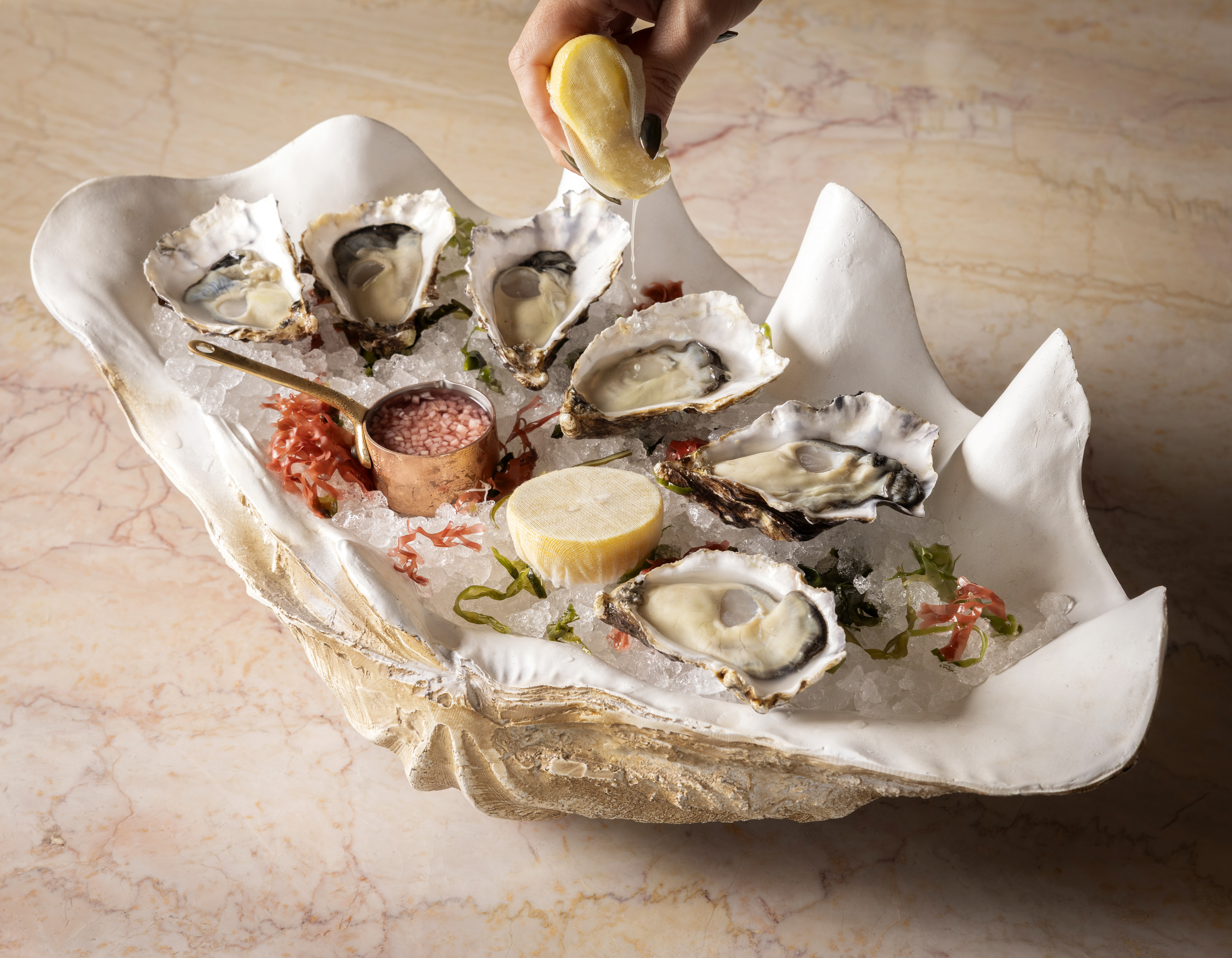 Rock Oysters at Rosi The Beaumont.