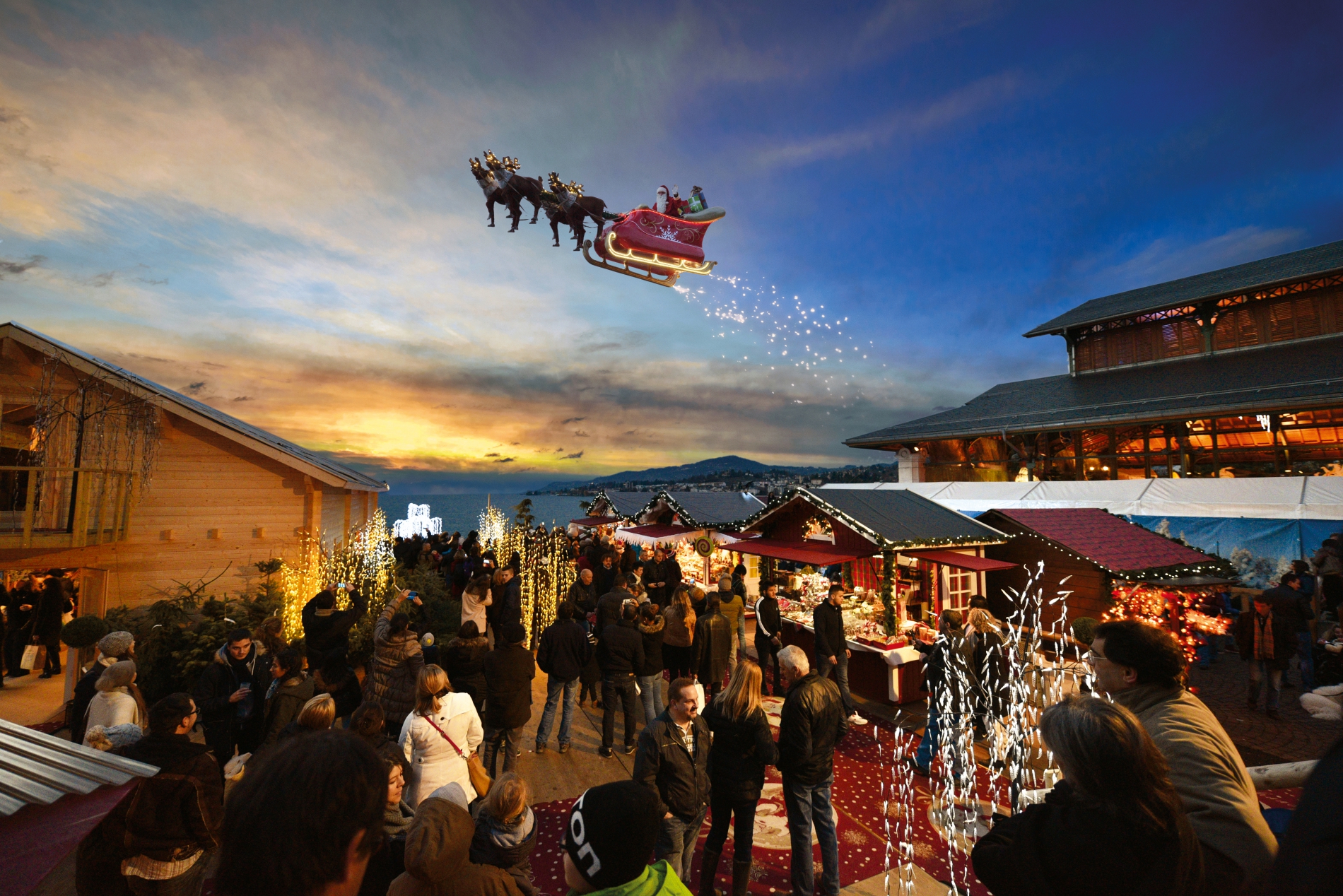 Montreux Christmas Market, Europe