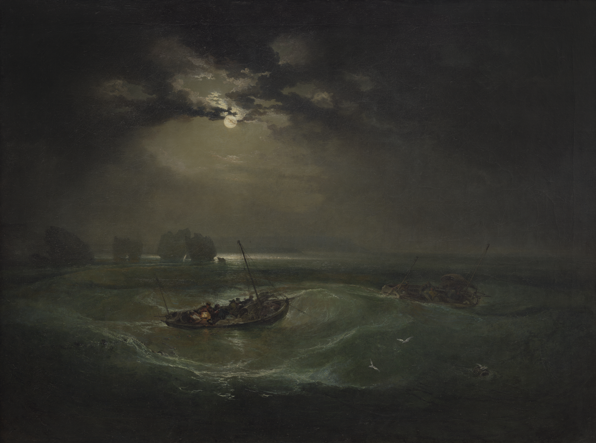 J.M.W. Turner, Fishermen at Sea, Tate Britain Turner and Constable