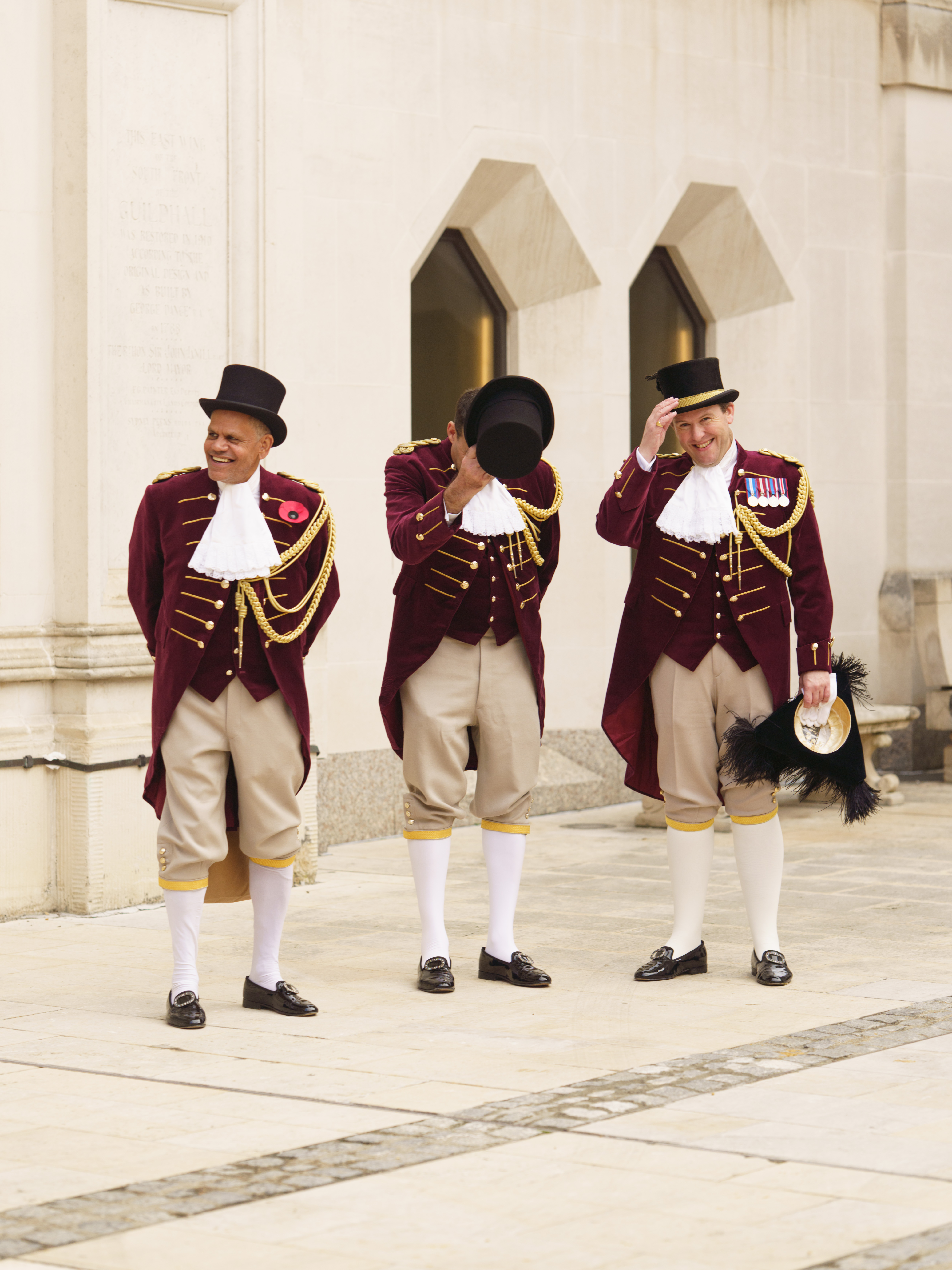 Getting ready for the Lady Mayor's Show.