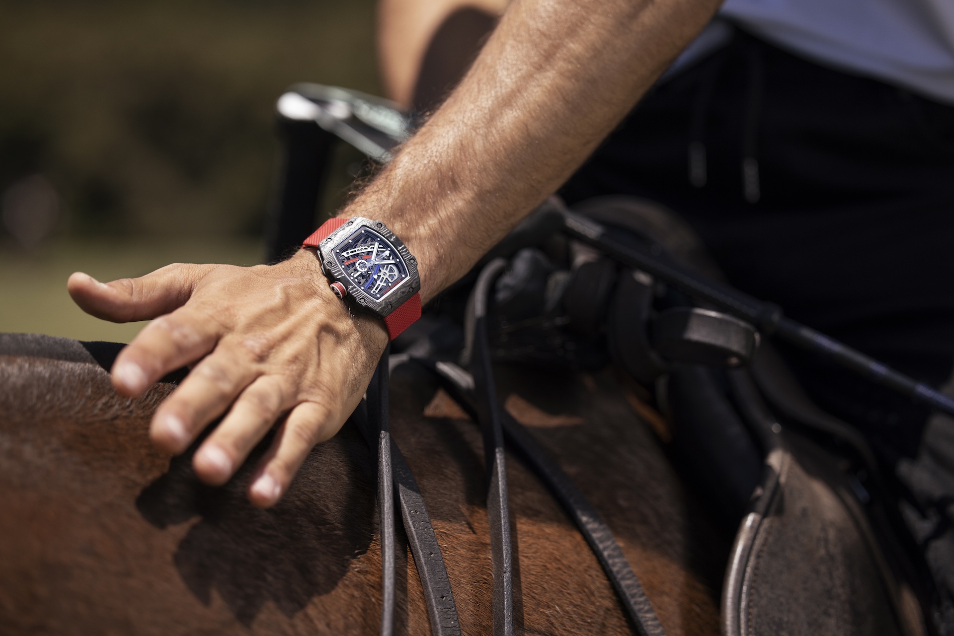 Poroto Cambiaso wearing Richard Mille. 