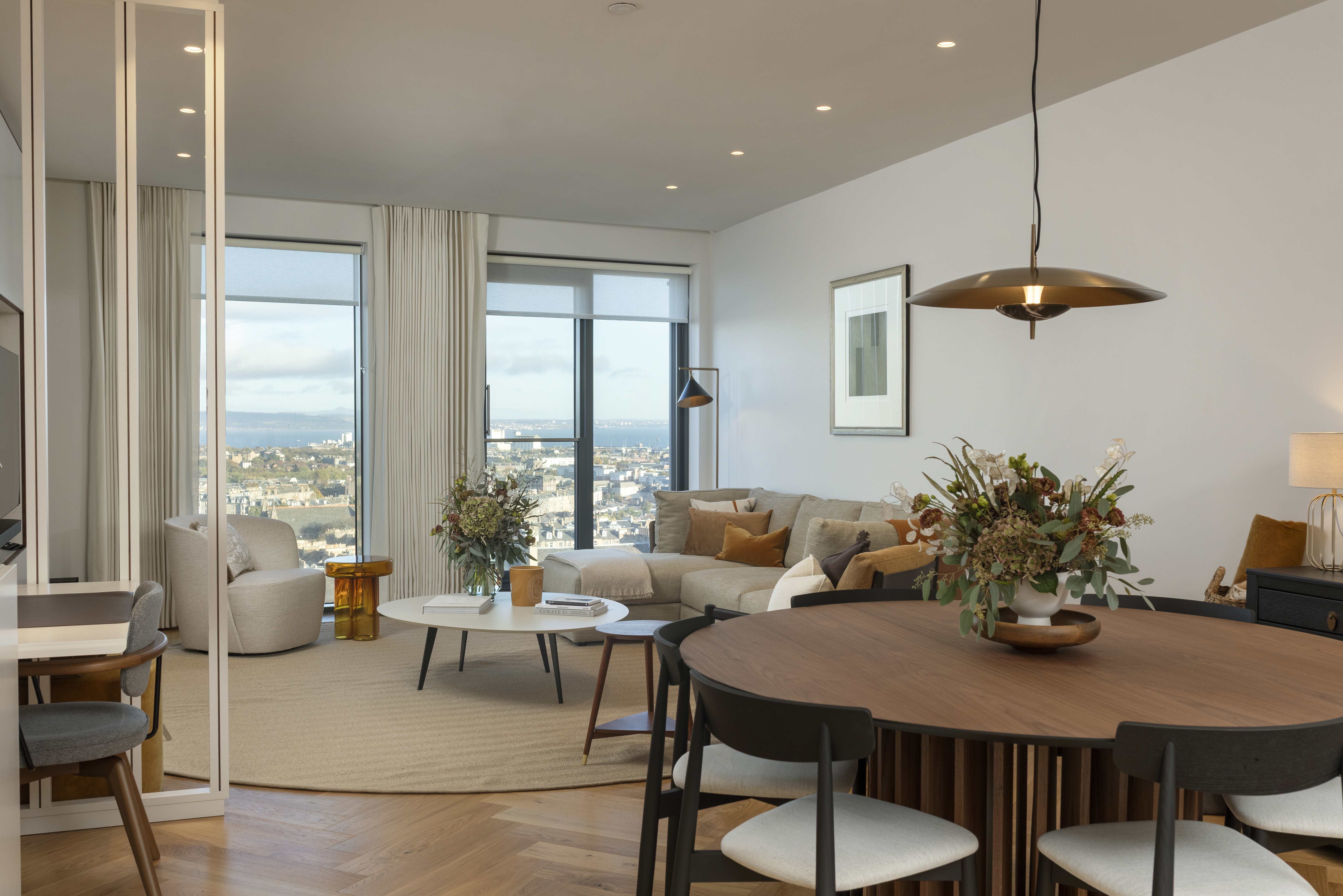 Open-plan living, weekend in Edinburgh