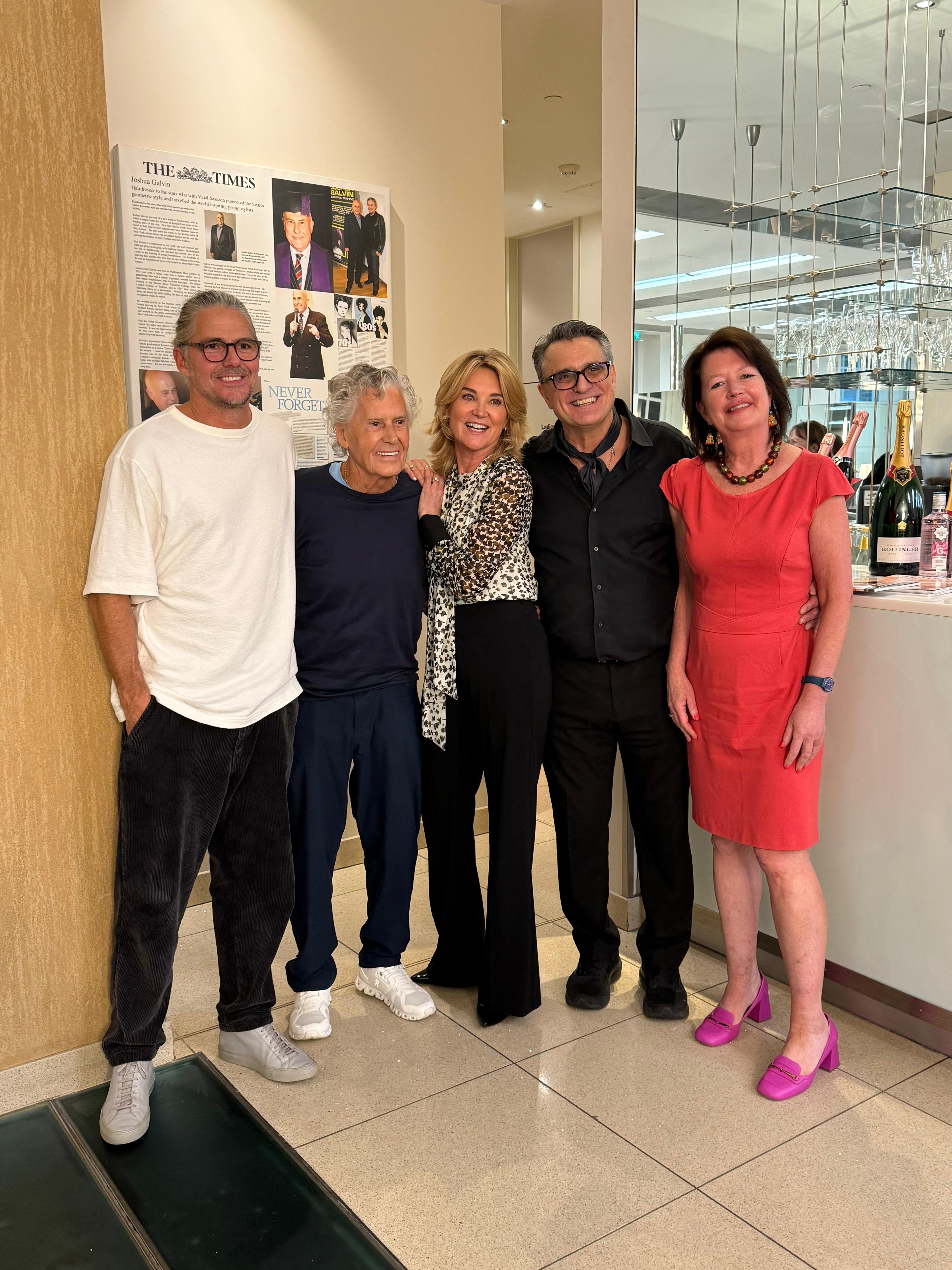 The latest SPHERE event at the Daniel Galvin salon. 