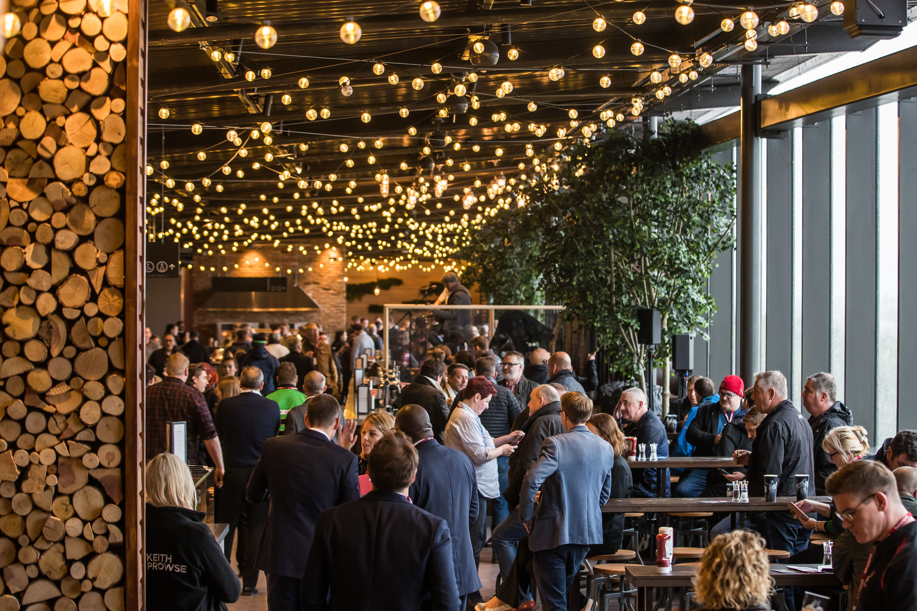 Allianz VIP rugby suite, match day.