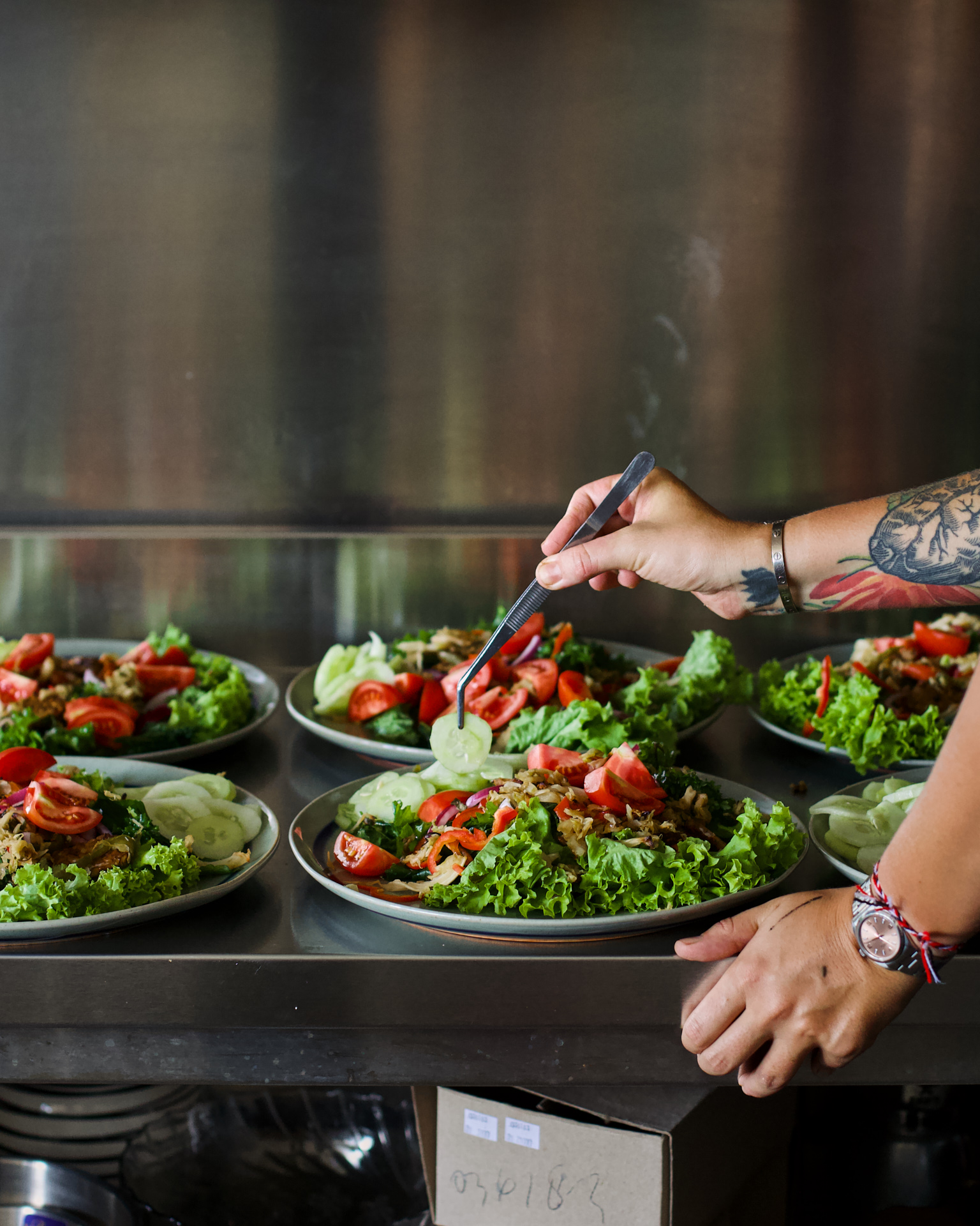 Plant-based chef salad.