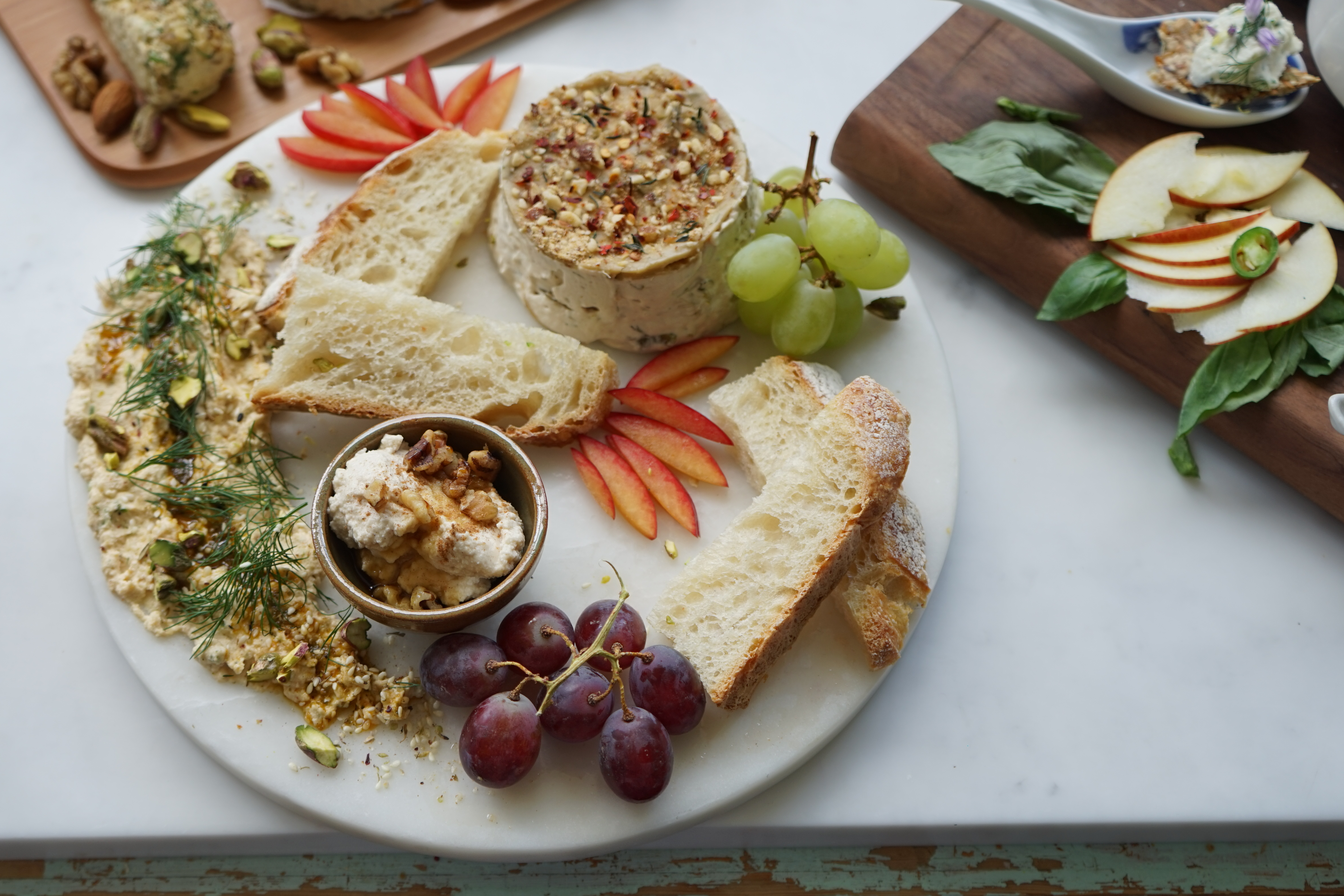 Plant-based chef snacks. 