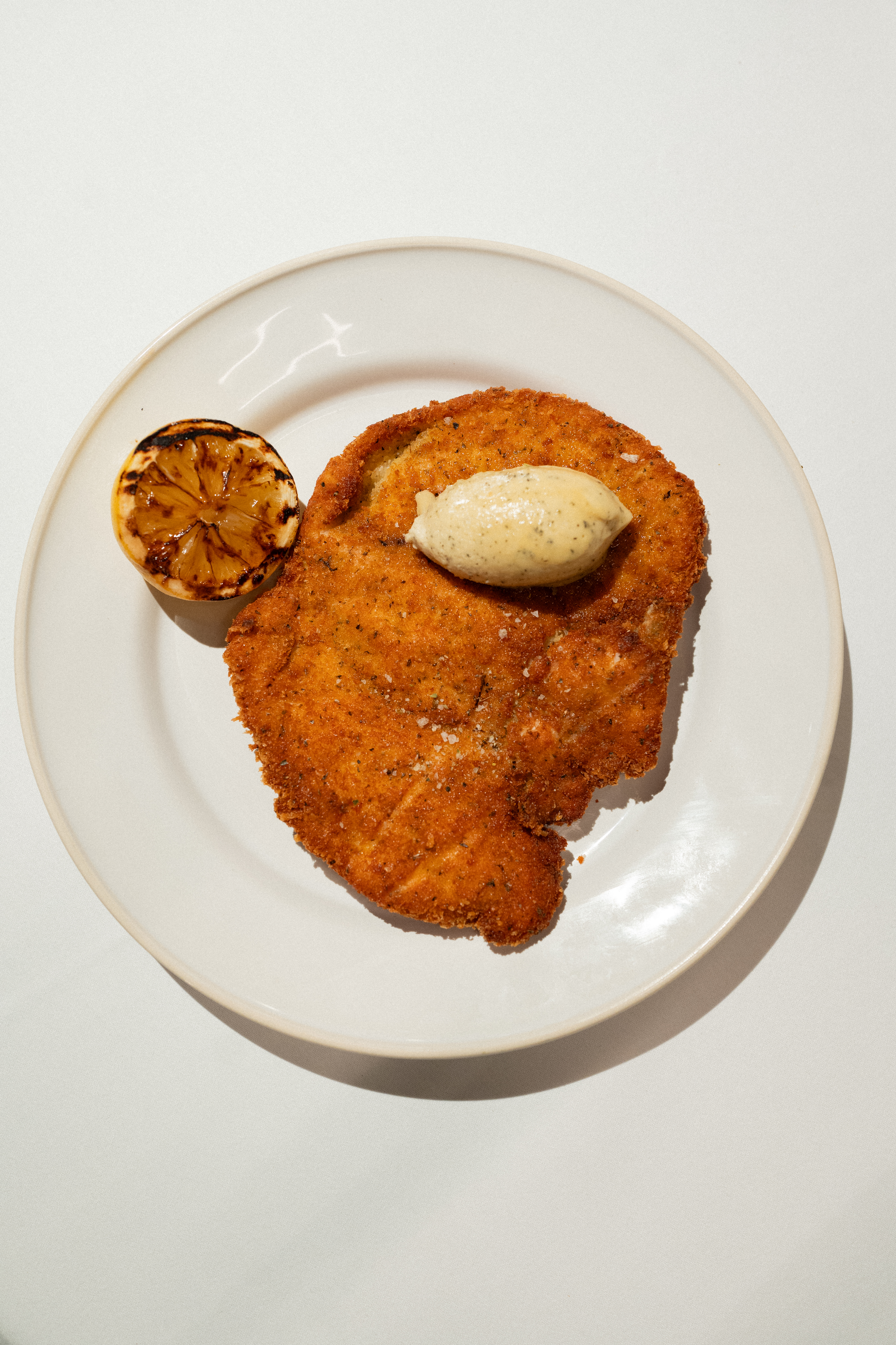 Chicken Milanese from one of the best Italian restaurants in London. 