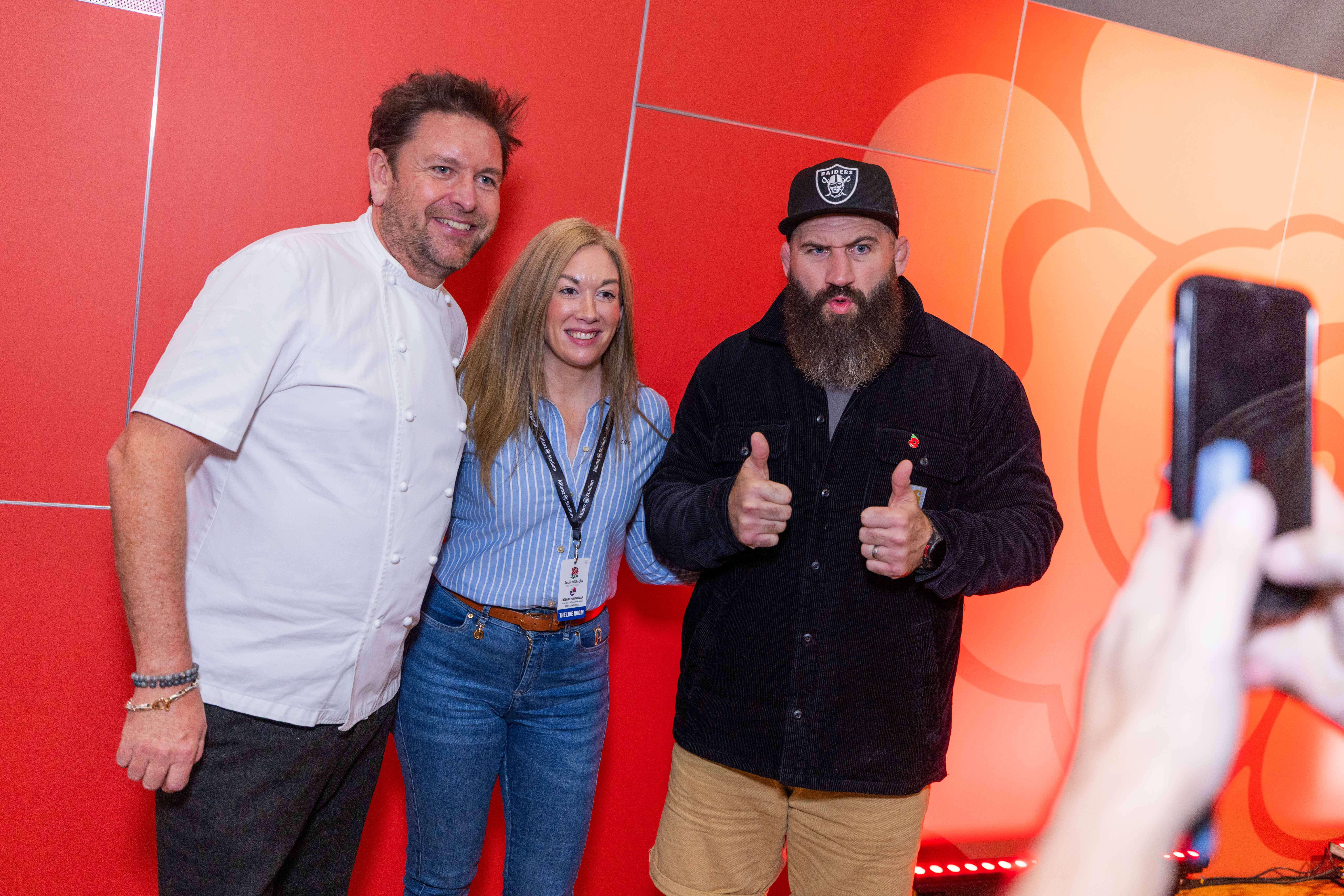 VIP Allianz new package, with Joe Marler and James Martin.