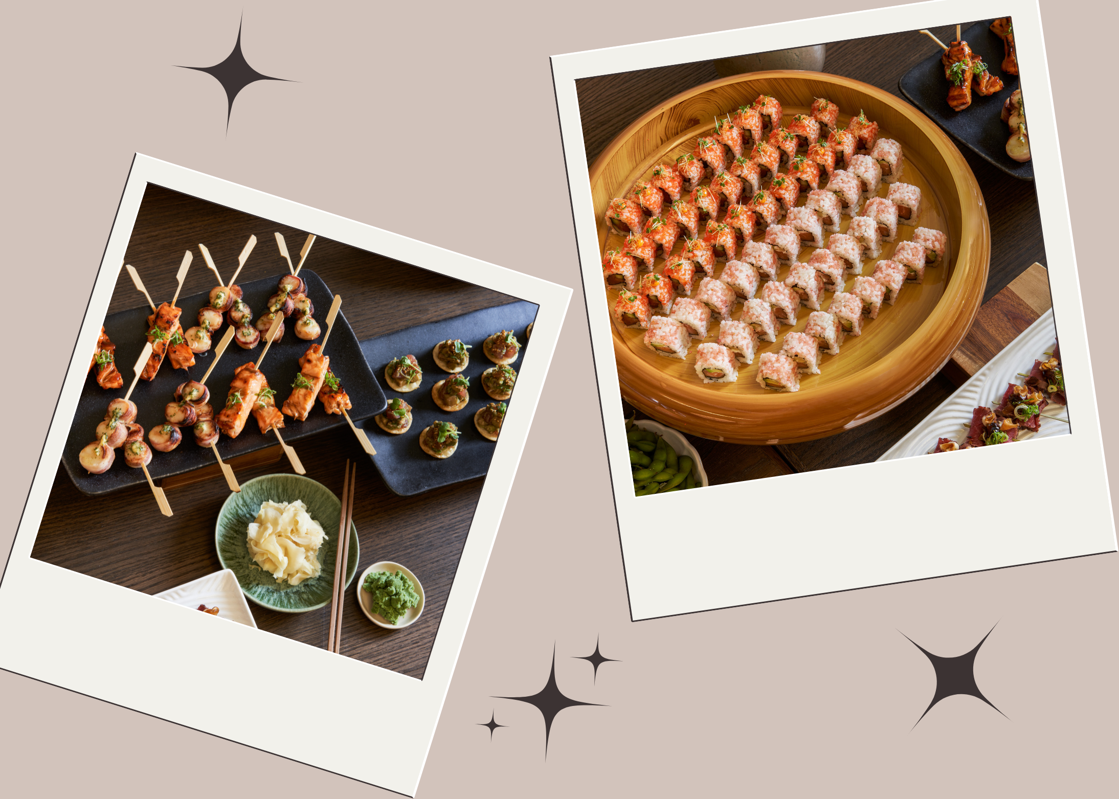 Allianz VIP, Sticks'n'Sushi menu.