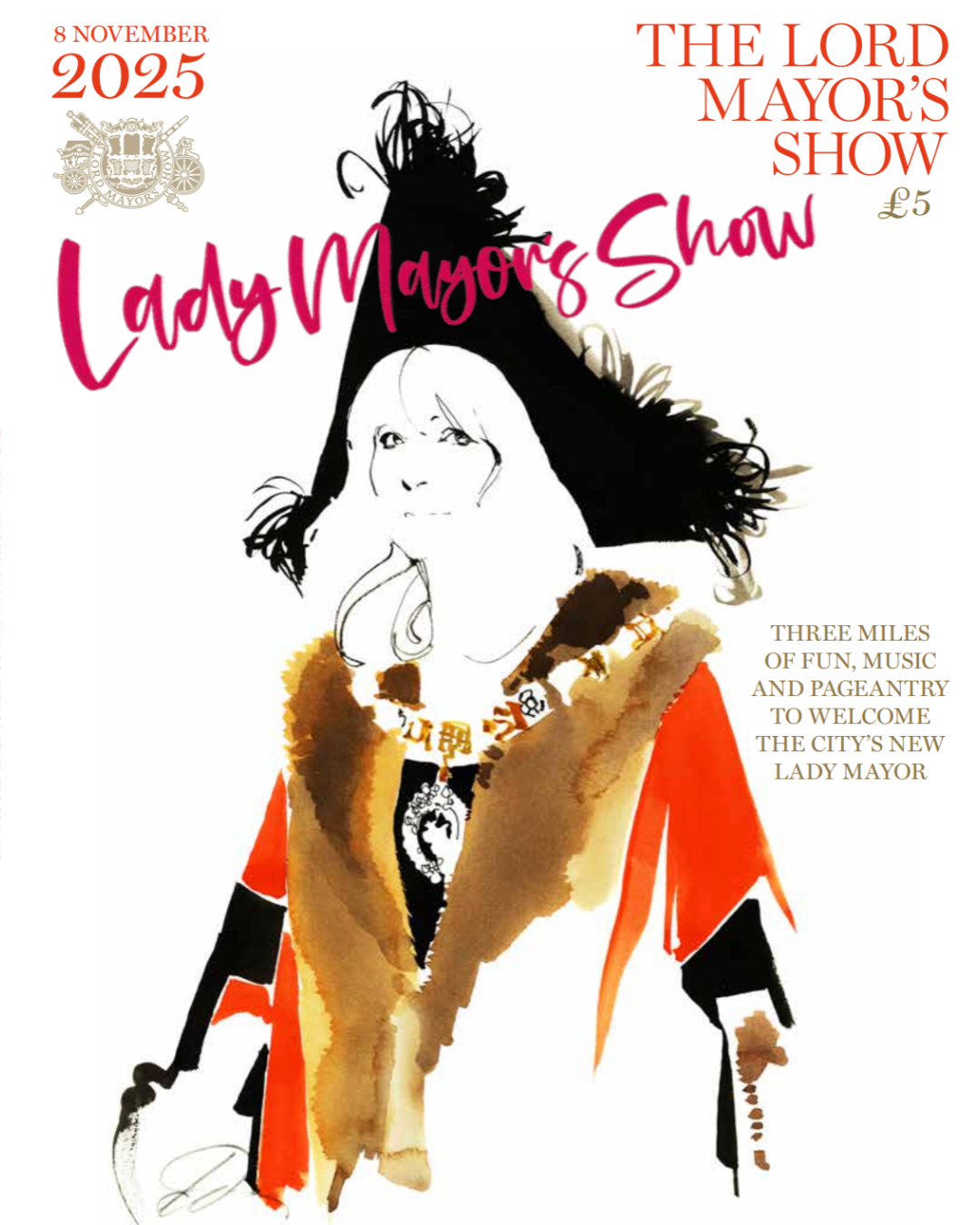 The Lady Mayor's Show Programme featuring Lady Mayor Sue Langley.