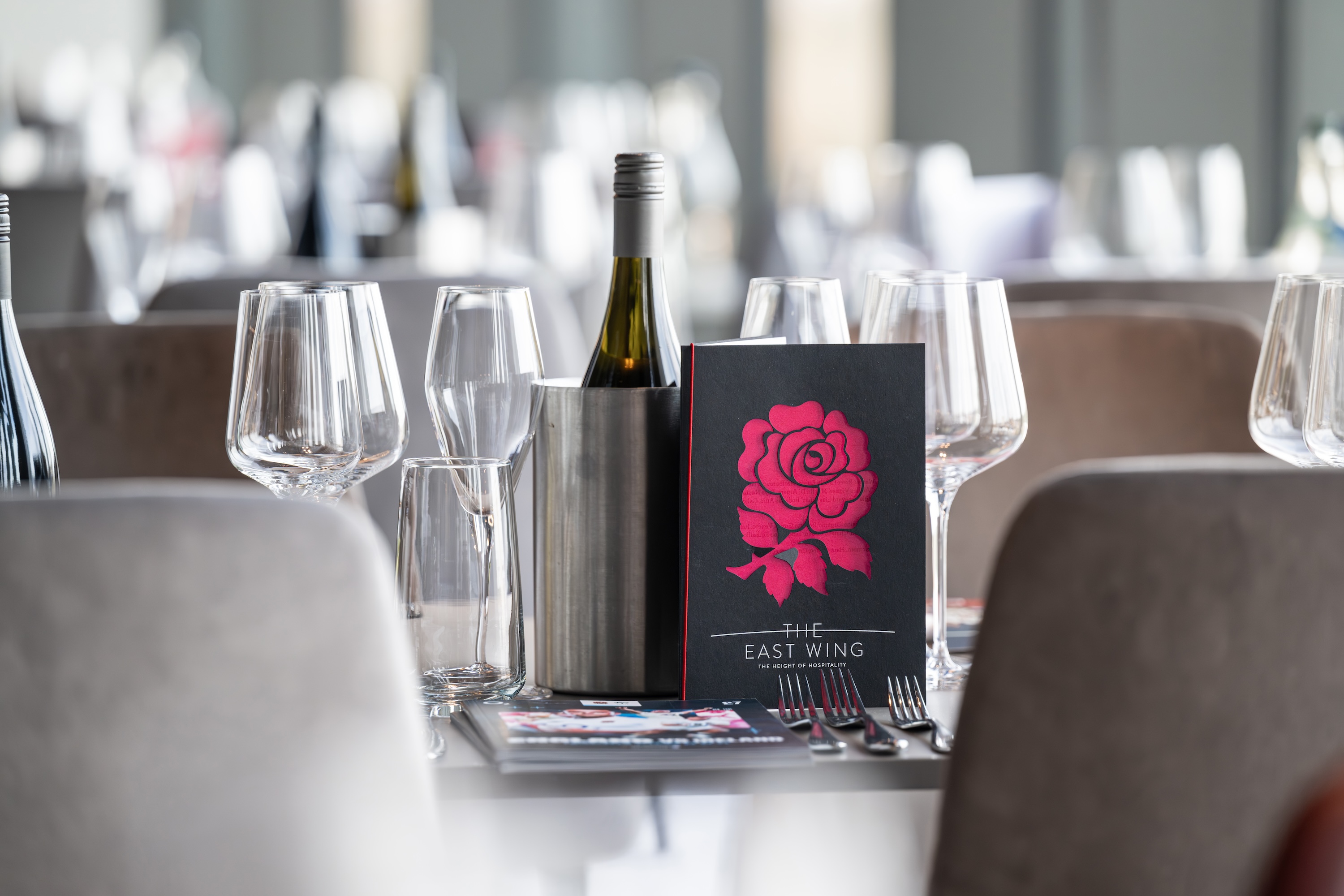 Allianz VIP East Wing Dining, rugby match.