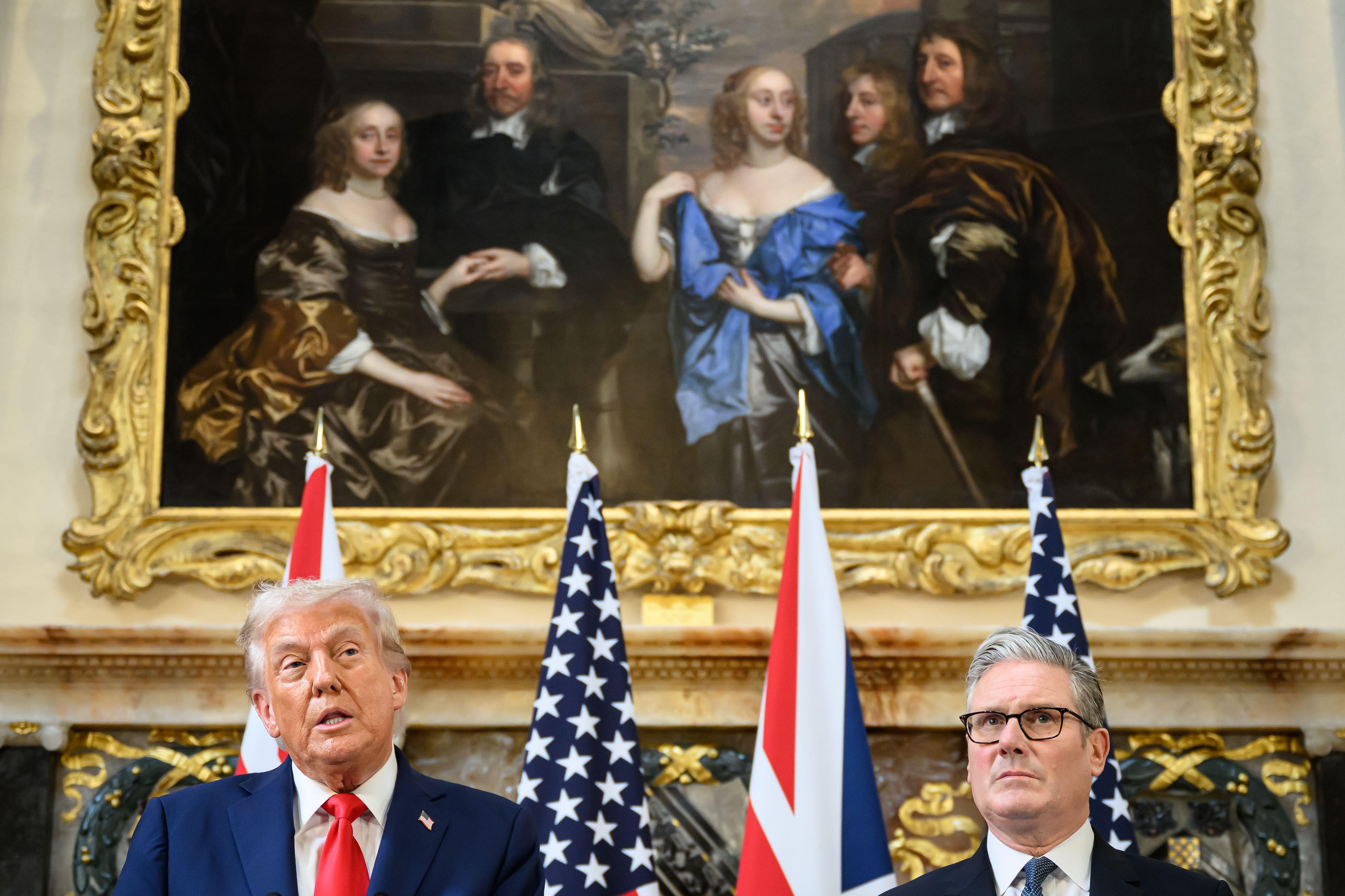 Chequers, Trump state visits. 